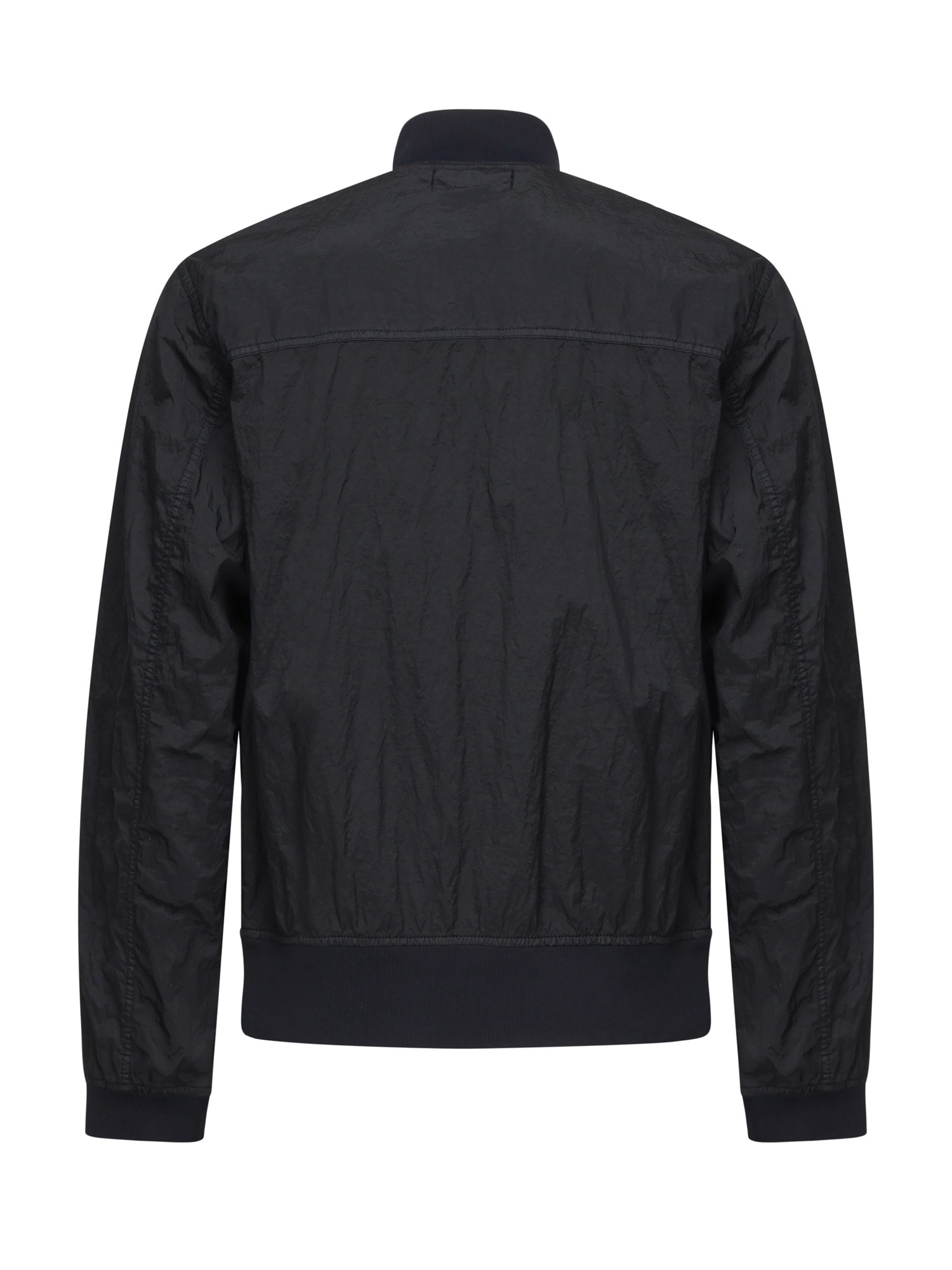 Stone Island Bomber Nylon Metal Watro-tc In Econyl In Blue
