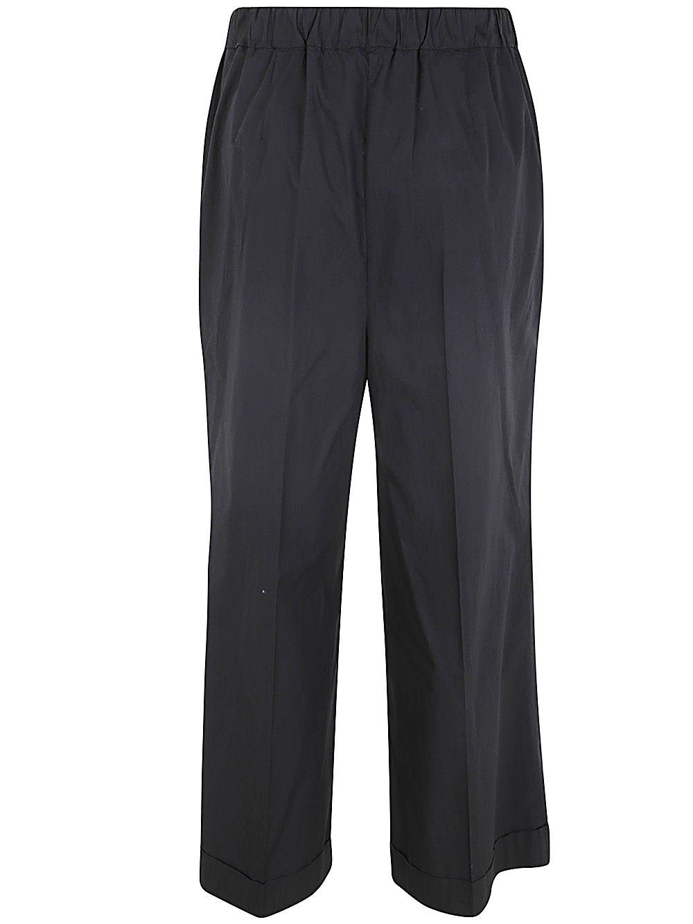 Shop Kiltie Olivia Cropped Wide Leg Pants In Black