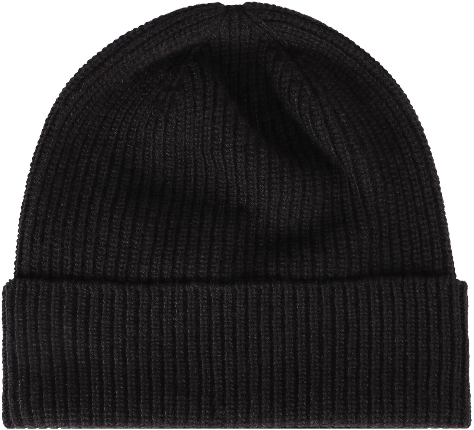 Woolrich Ribbed Knit Beanie In Black