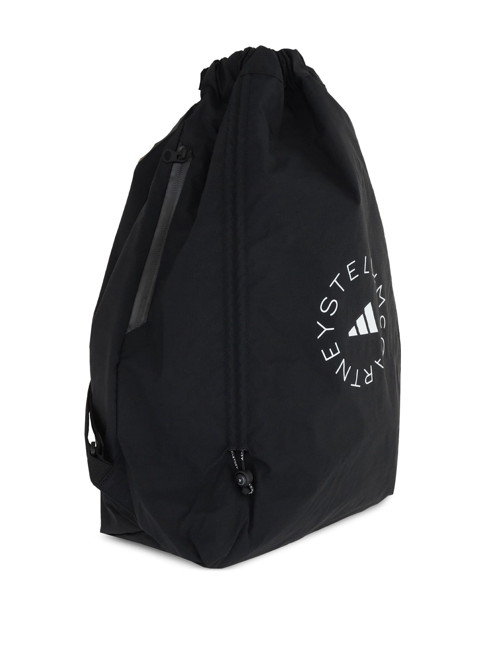 Adidas By Stella Mccartney Logo-print Backpack In Black