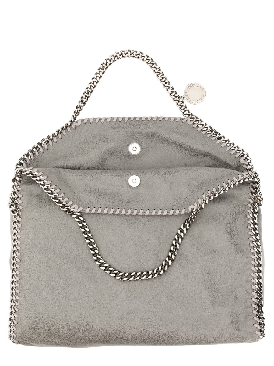 Shop Stella Mccartney Grey Falabella Tote Bag