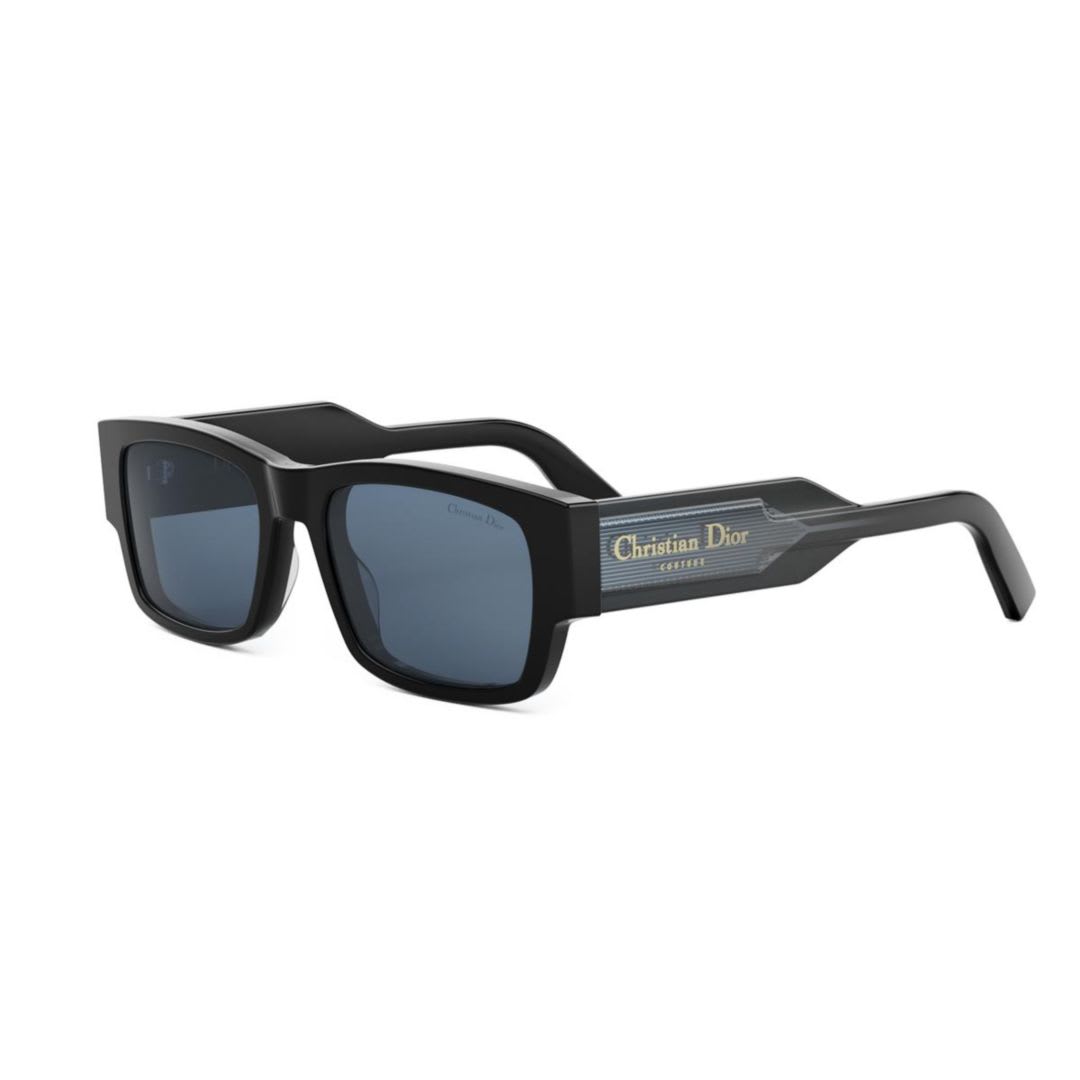 Dior Christian  Label S1i Sunglasses In Black