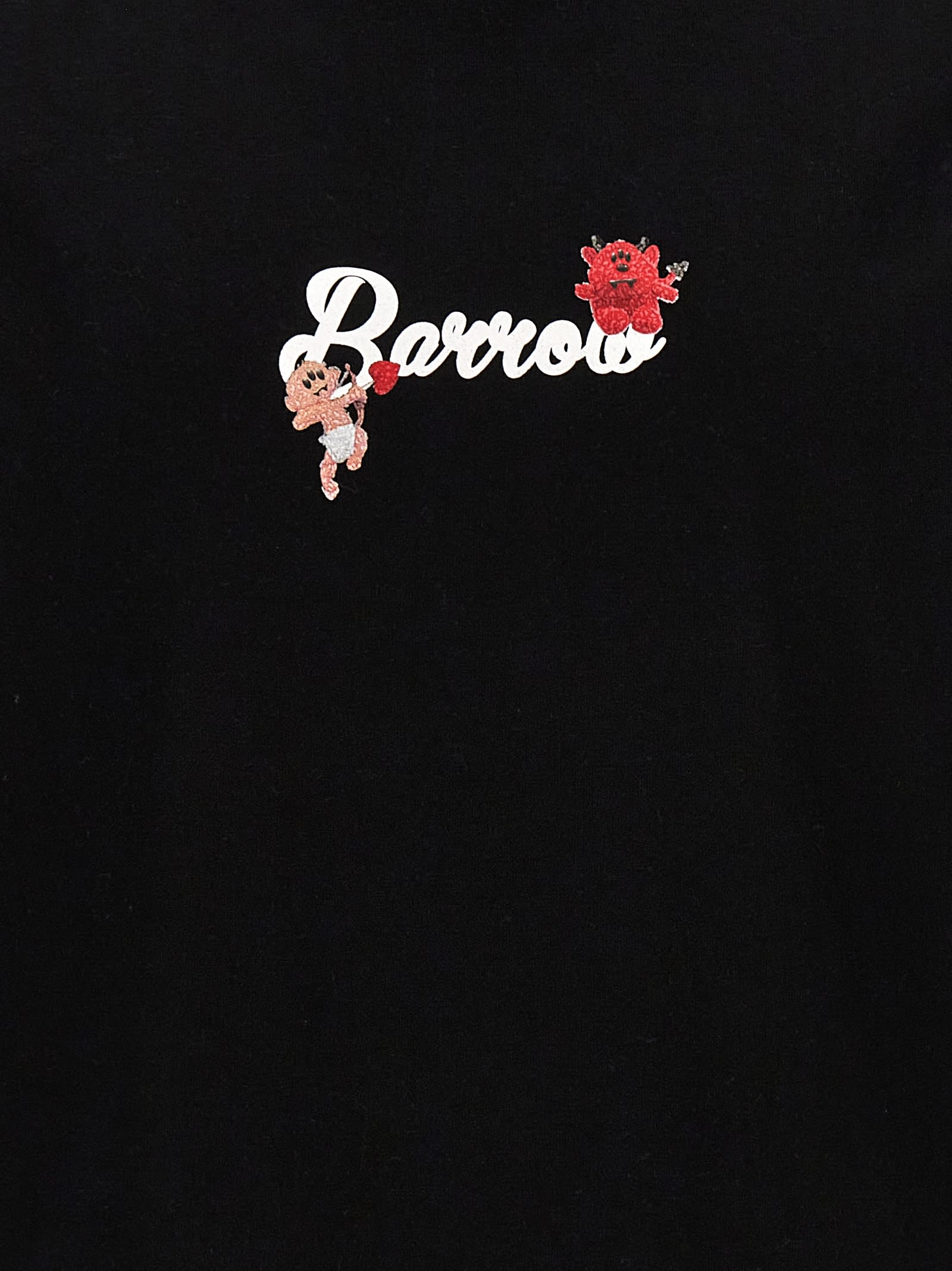 Shop Barrow Logo Print T-shirt In Black