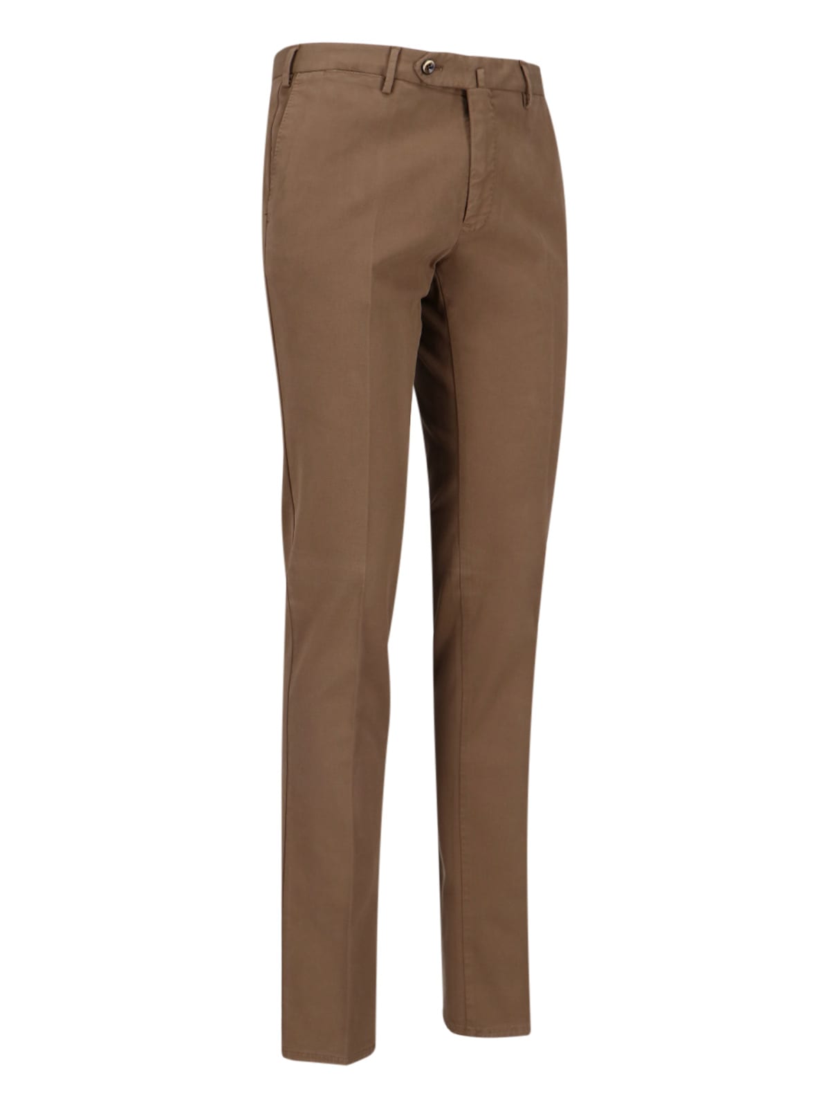 Shop Pt01 Slim Pants In Brown