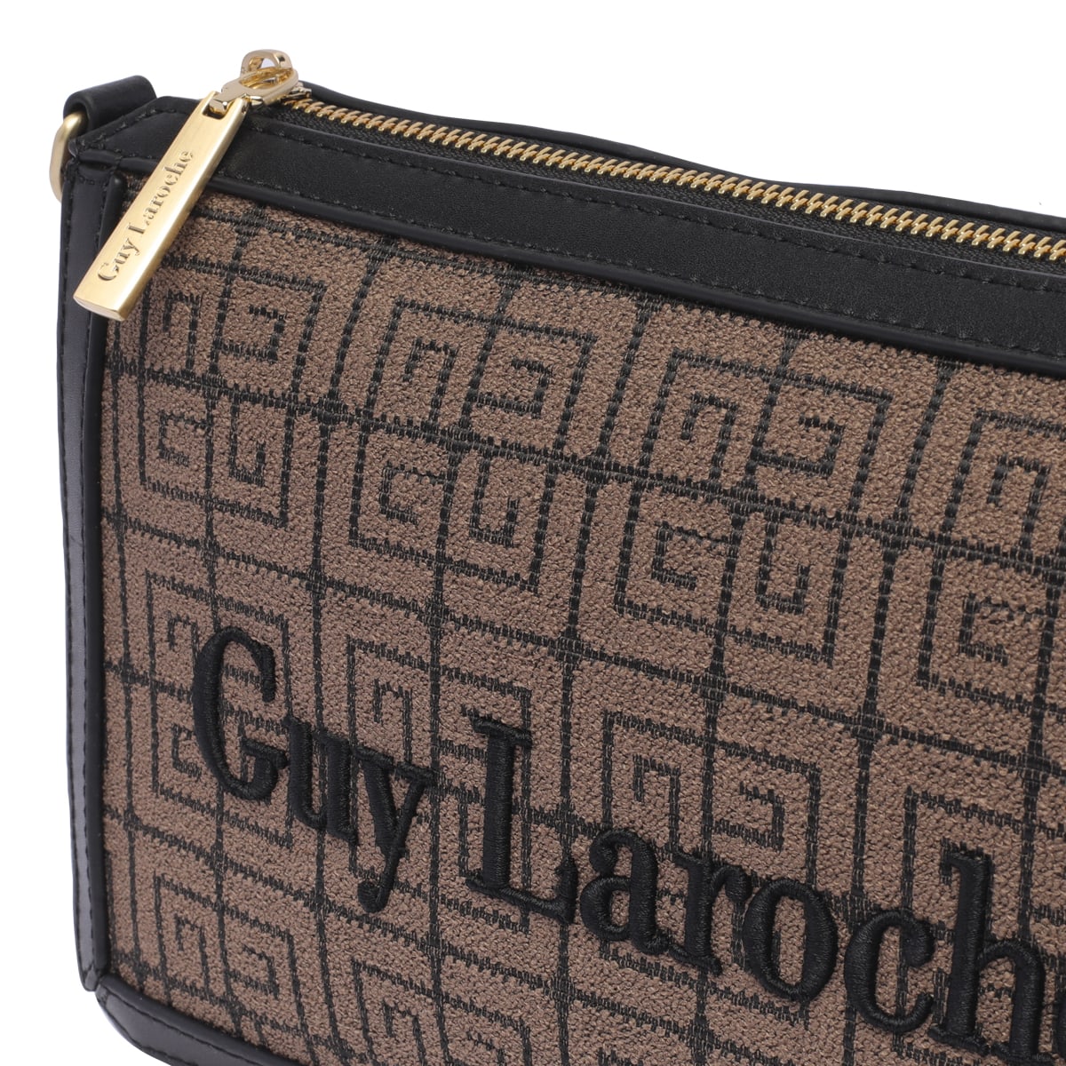 Guy Laroche bag brown H 28 B 41-44 T 17 leather good condition designer bag