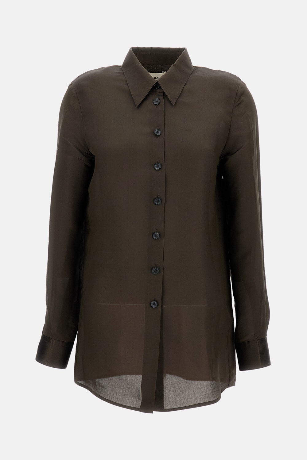 Khaite Auryn Shirt In Brown