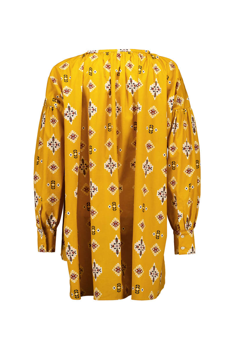 Amotea Lilli Geometric Ochre
