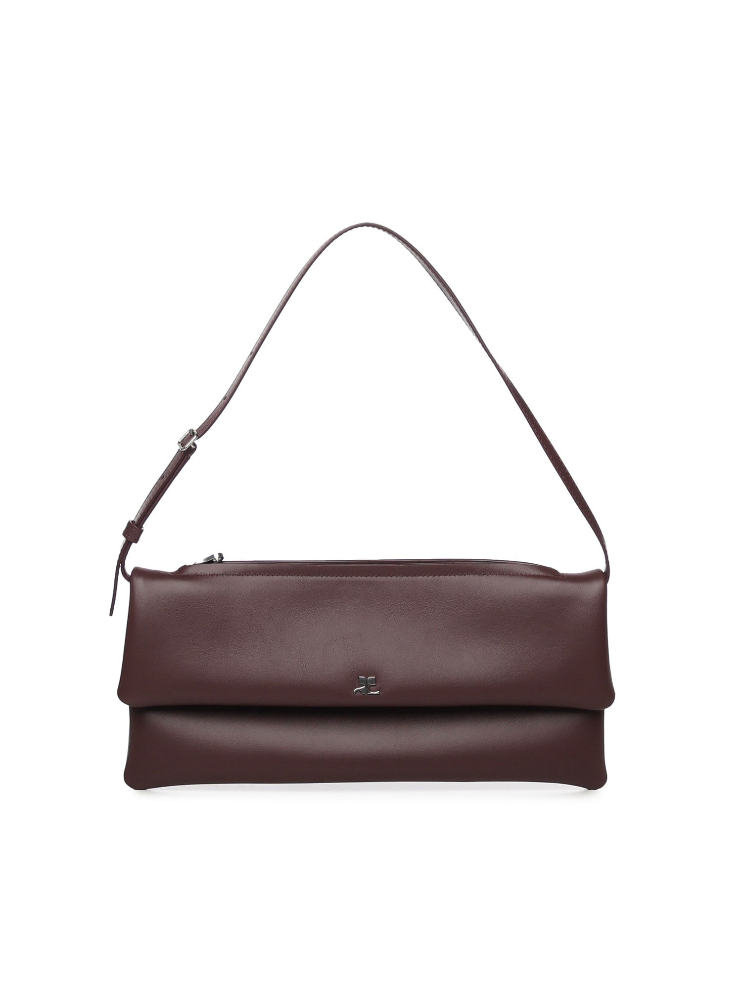 Courrèges Leather Cuff Clutch In Purple