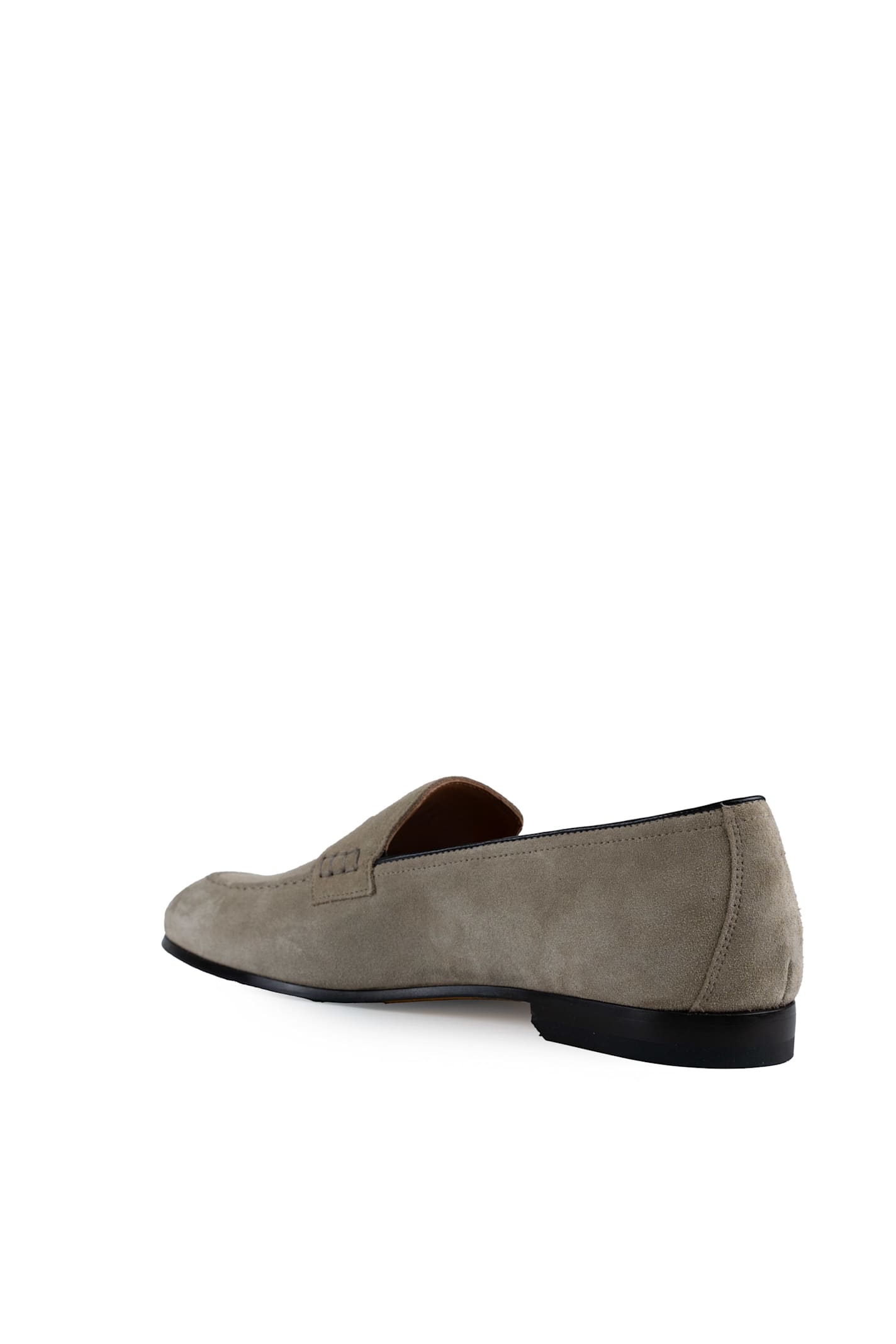 Doucal's Penny Suede Moccasin In Sabbia