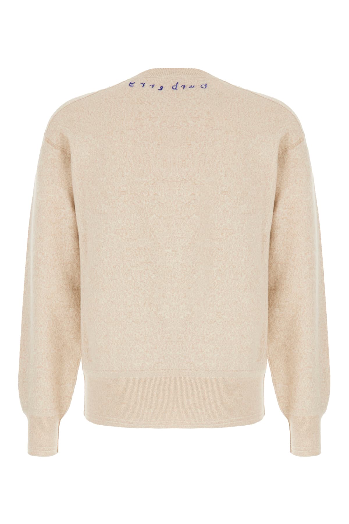 Shop Burberry Sand Wool Sweater In Wheat