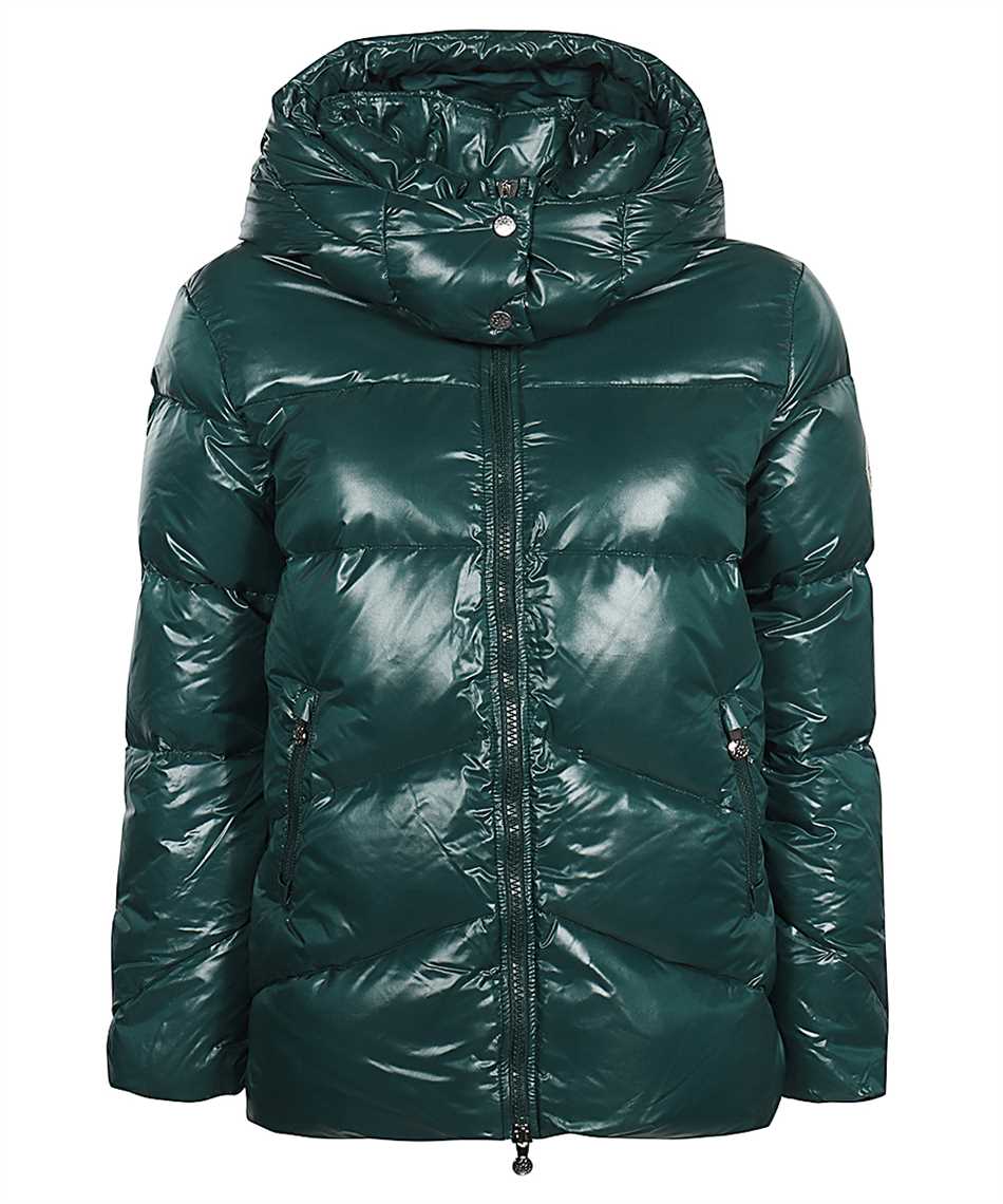 Pyrenex Hooded Full-zip Down Jacket In Green