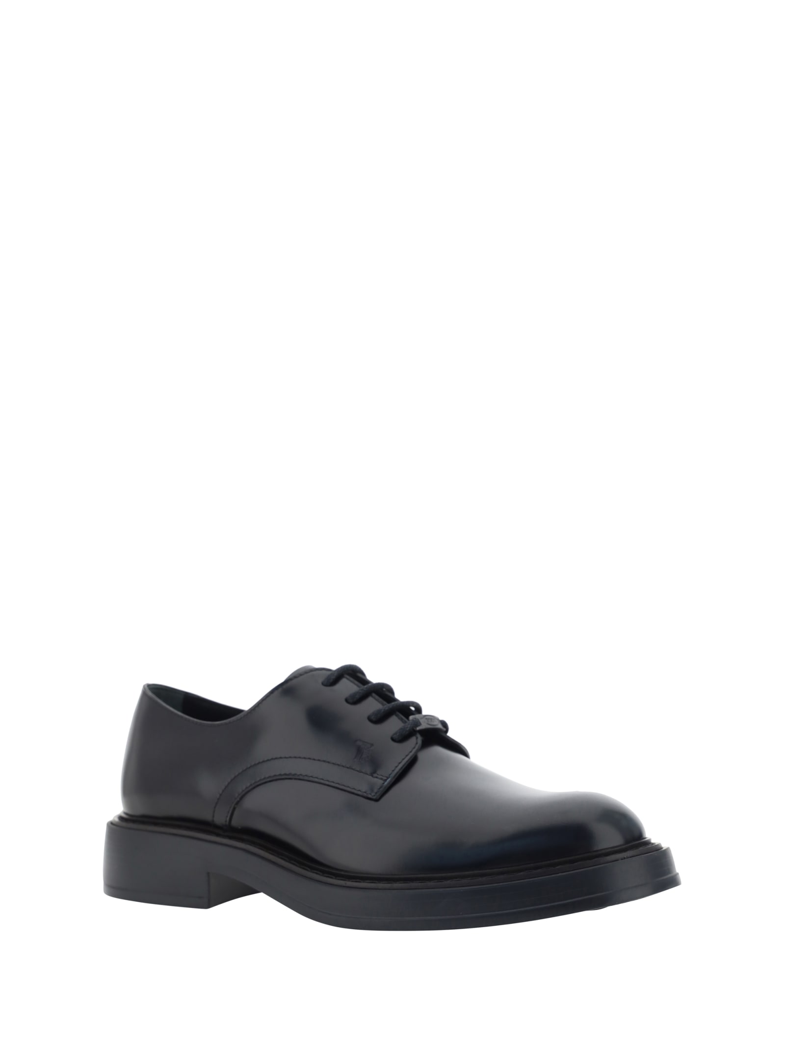 Shop Tod's Lace-up Shoes In Nero