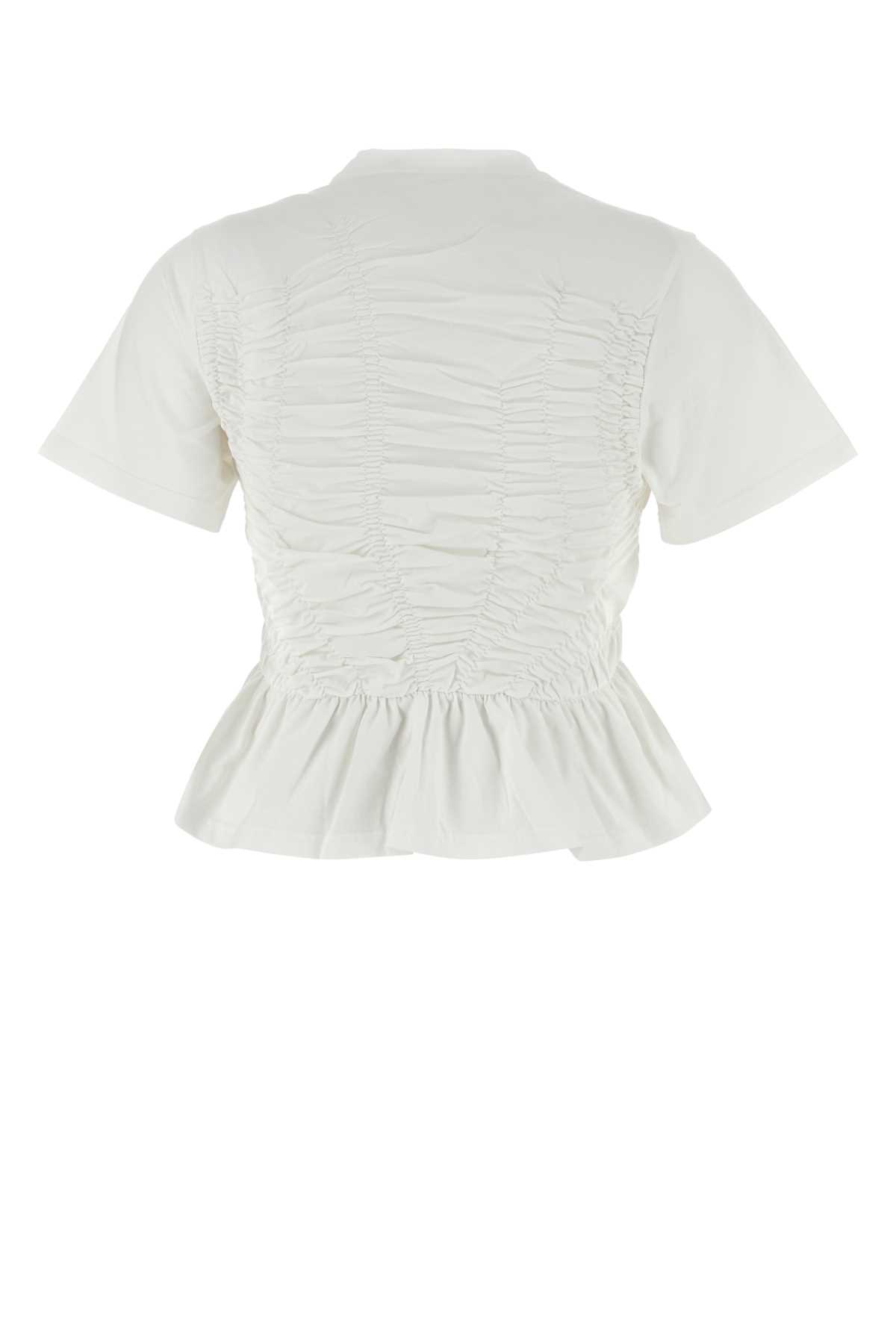 Cecilie Bahnsen Ace T-shirt In White