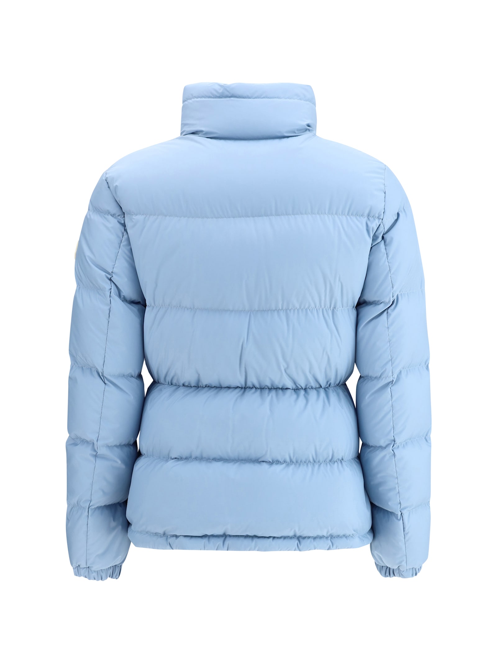 Moncler Dourbe Short Down Jacket In Blue