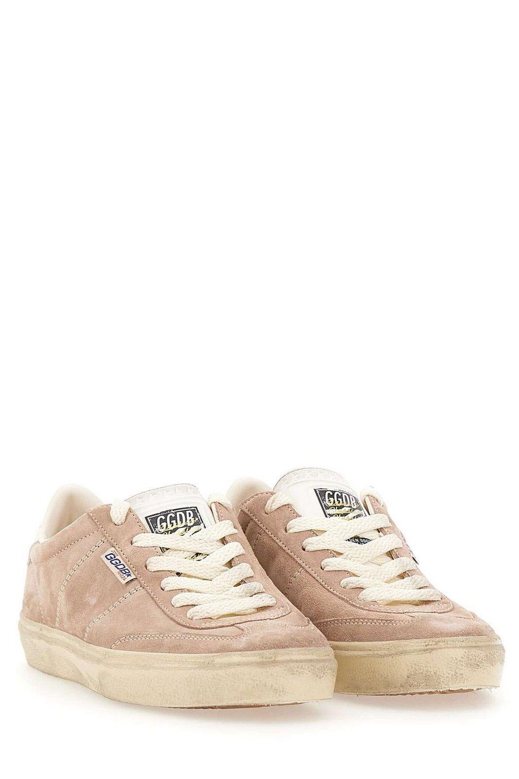 Shop Golden Goose Soul Star Low-top Sneakers In Powder Pink/milk
