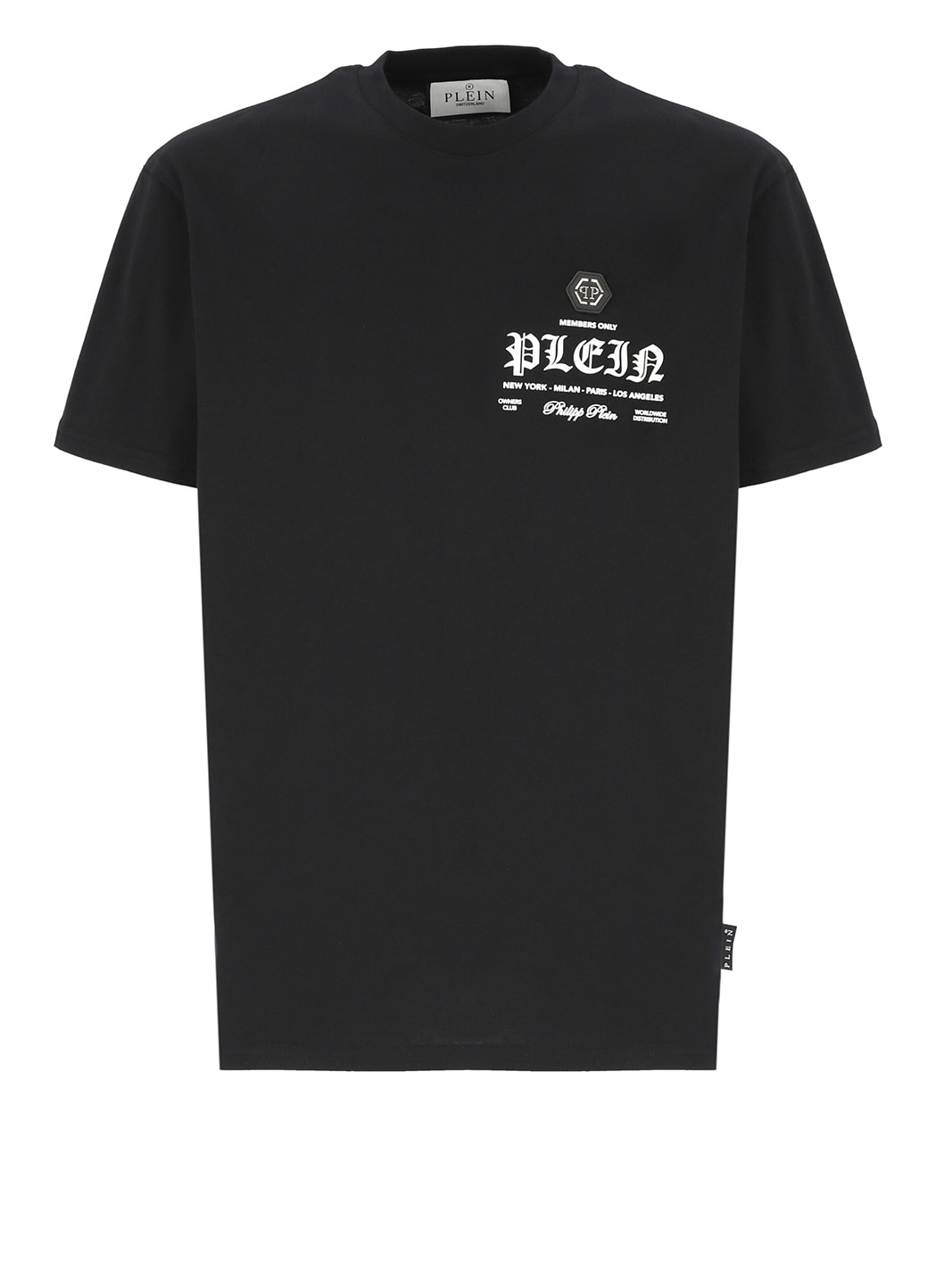 Shop Philipp Plein Round Neck Ss T-shirt In Black