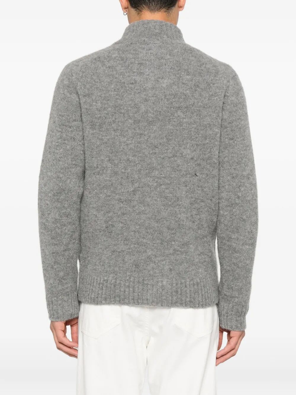 Filippo De Laurentiis Cardigan Sweater Ls In Gray