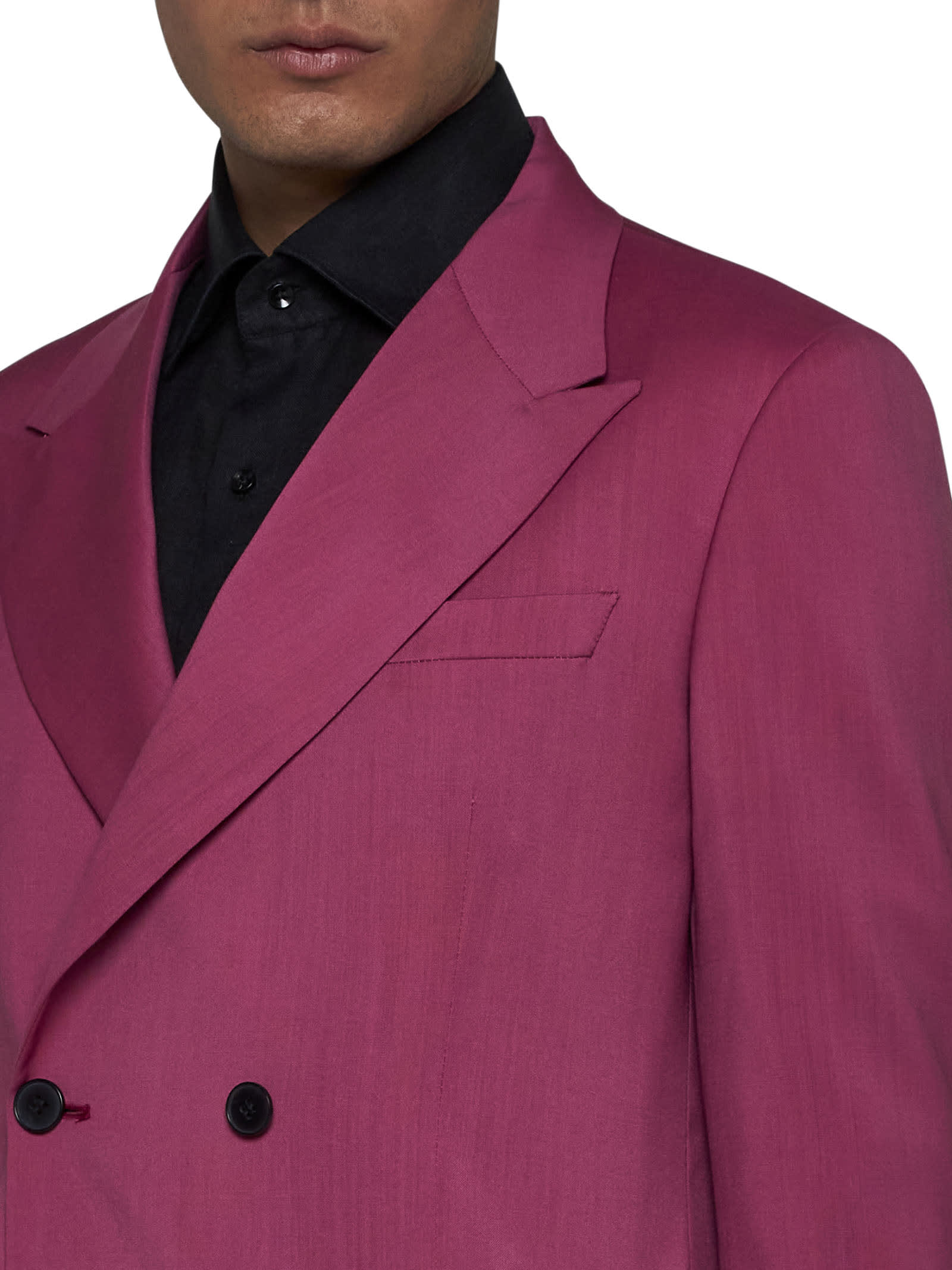 Shop Low Brand Suit In Magenta