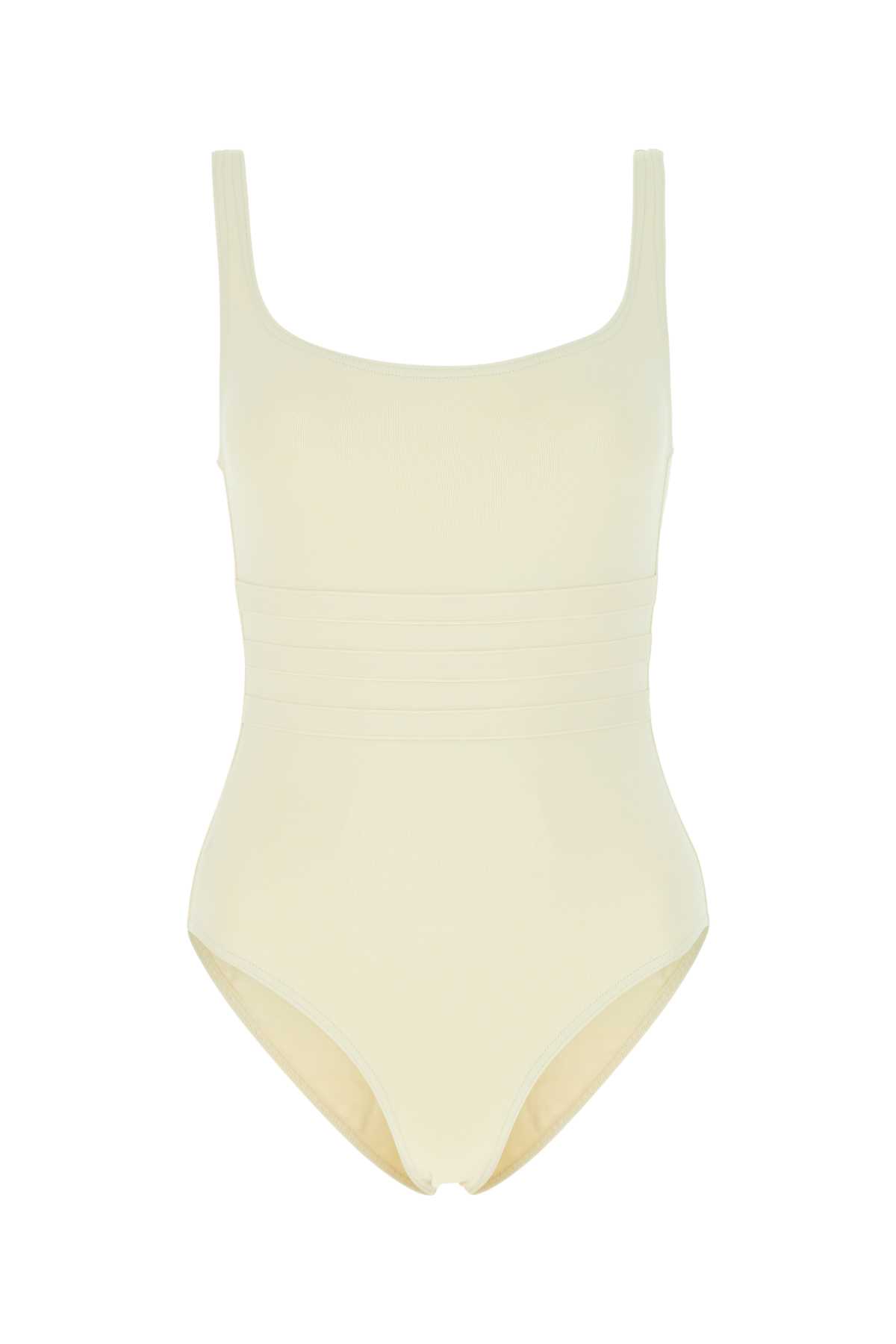 Eres Ivory Stretch Nylon Swimsuit In 018099