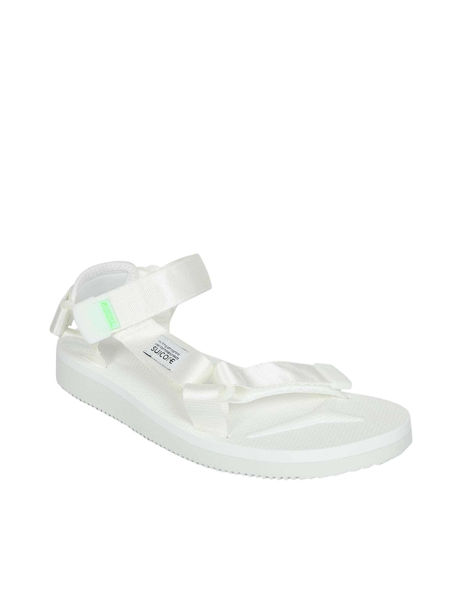 Shop Suicoke Depa-cab Strap Sandals In White