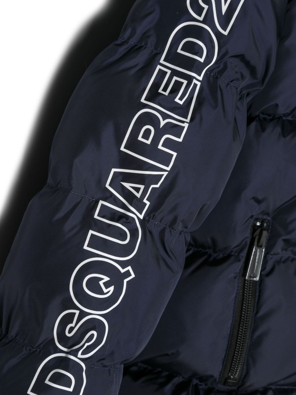 Shop Dsquared2 D2j407u Puffer Jacket In Blue