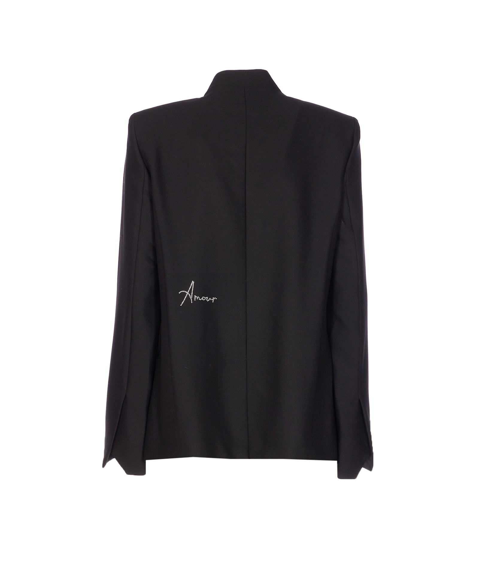 Zadig & Voltaire Chic Open Silhouette Long Sleeve Jacket In Black