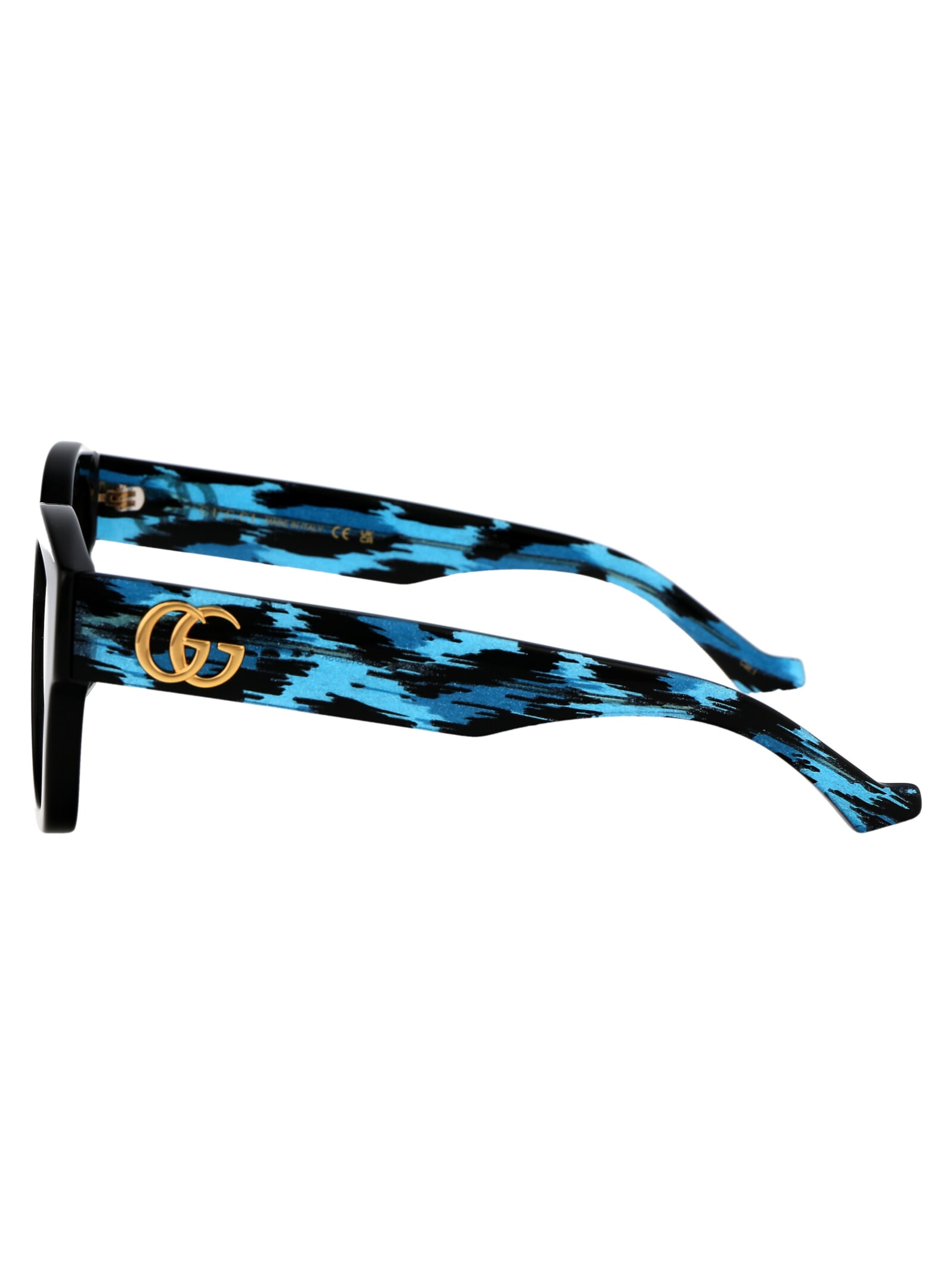 Shop Gucci Gg1550sk Sunglasses In 003 Black Black Violet