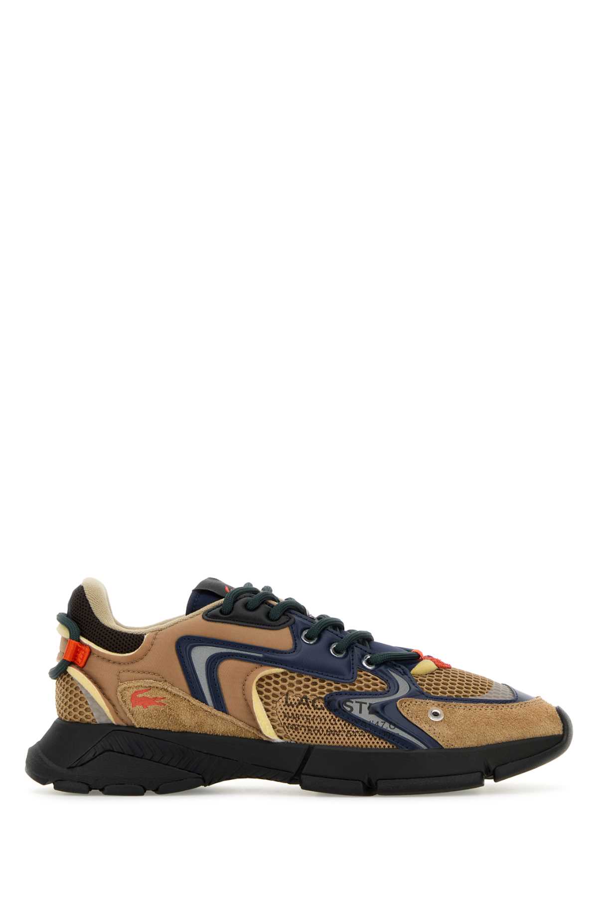 Shop Lacoste Multicolor Leather And Mesh L003 Neo Sneakers In 11i