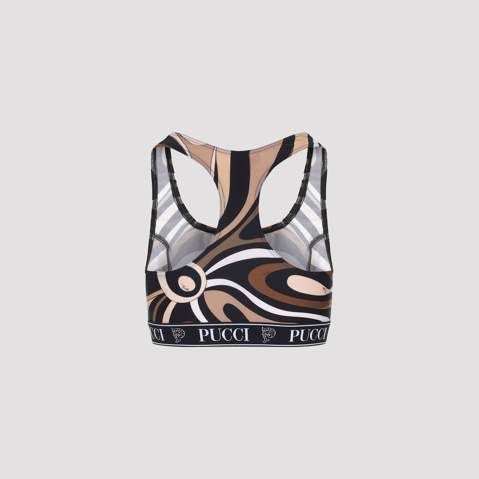 Pucci Racerback Style Comfortable Bra Top In Multi