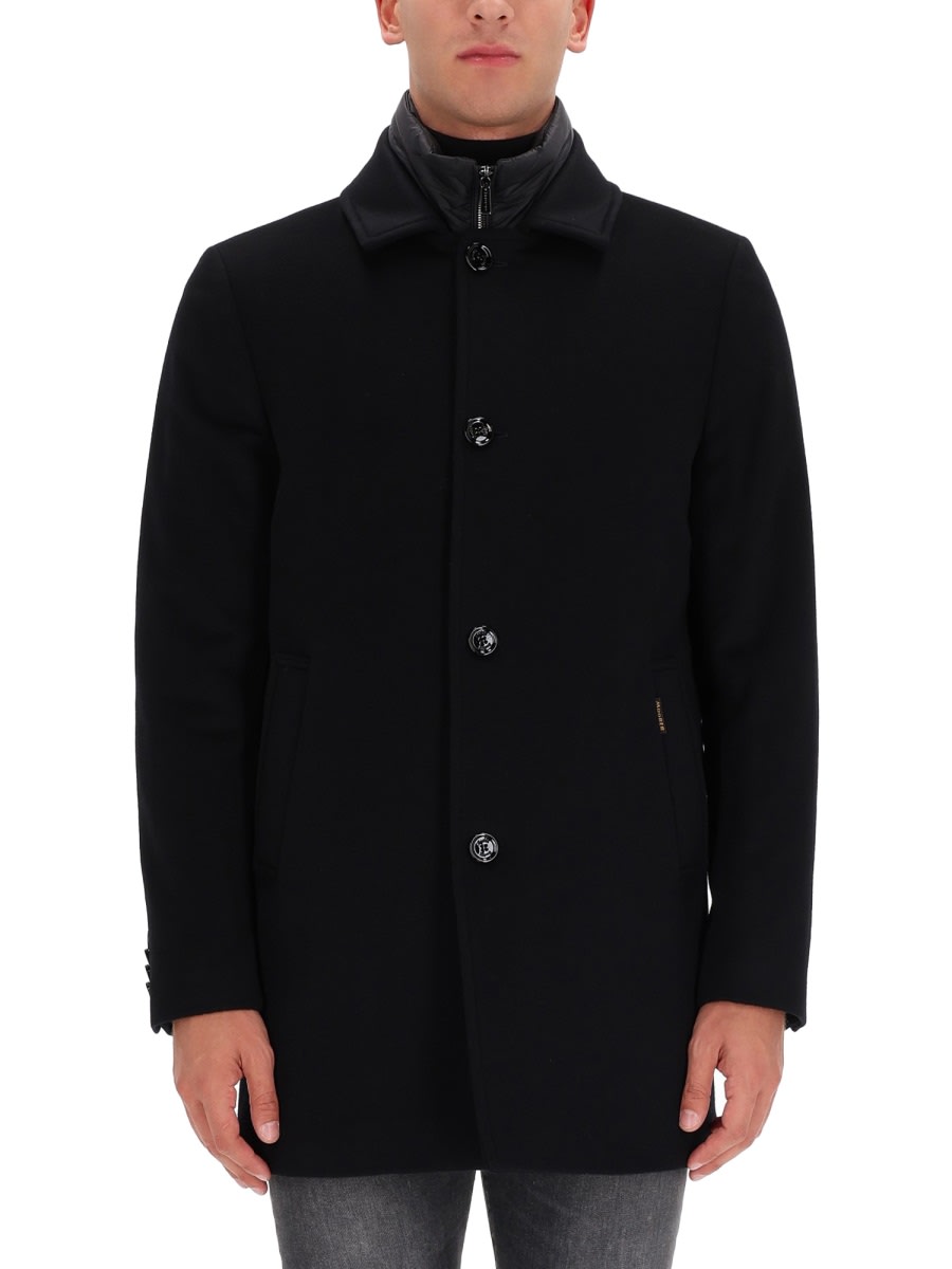 Moorer "monferrato-le" Coat In Black