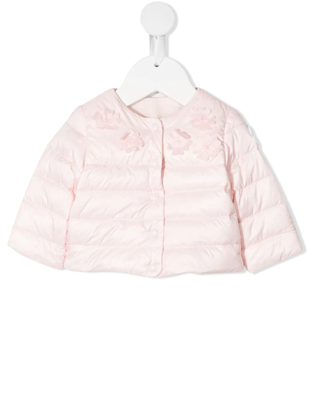 Moncler Light Pink Denisa Newborn Down Jacket