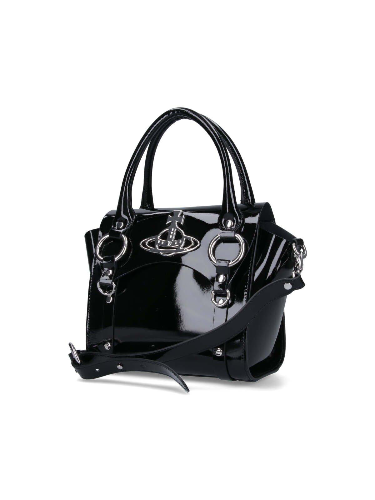 Shop Vivienne Westwood Logo-plaque Tote Bag In Black