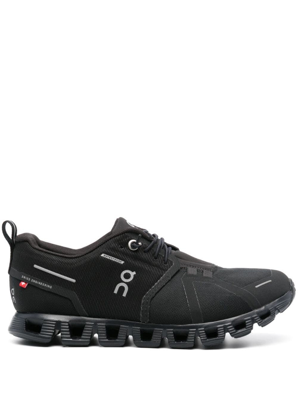 Shop On Cloud 5 Waterproof Sneakers In All Black