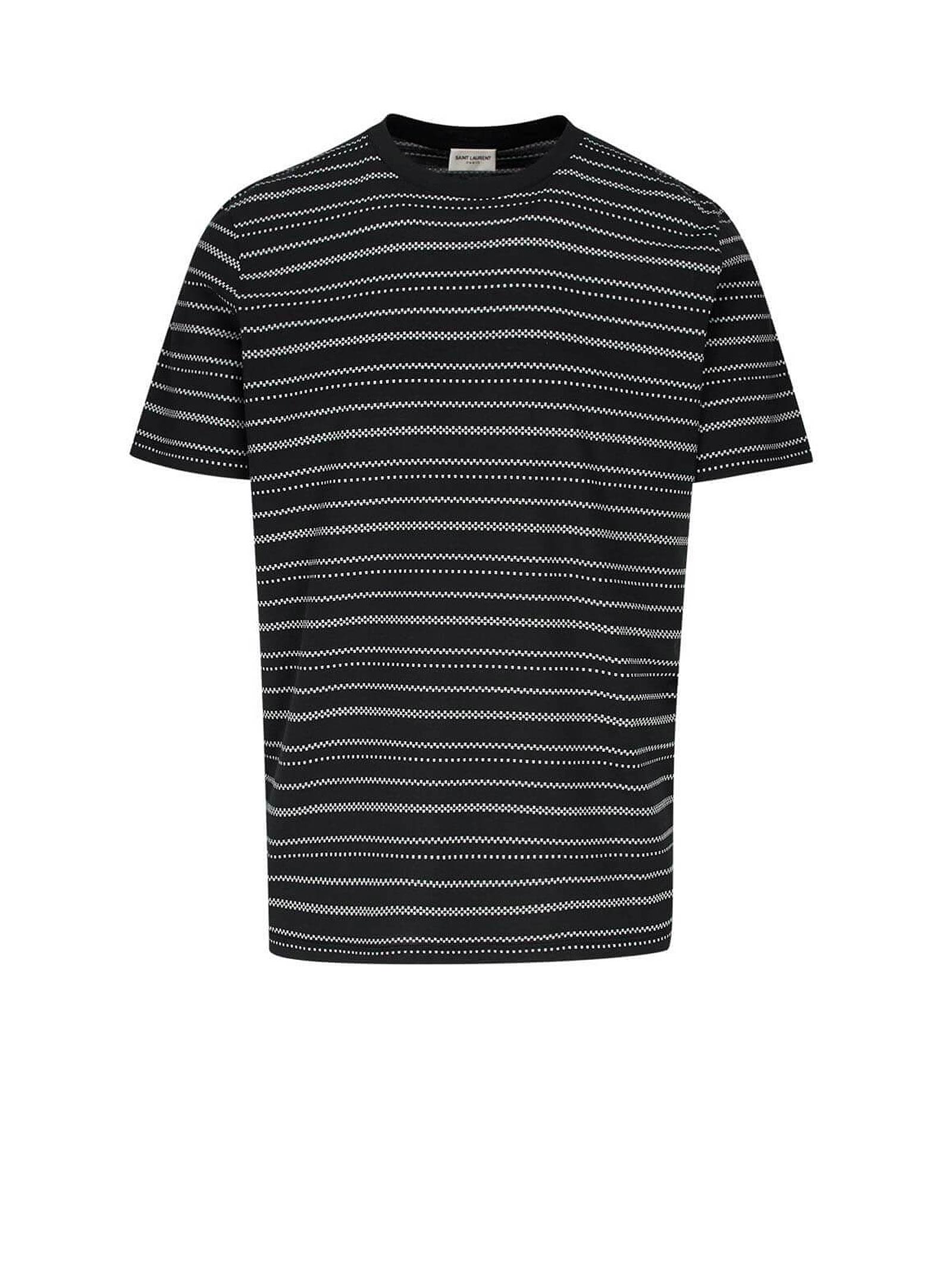 saint laurent striped shirt