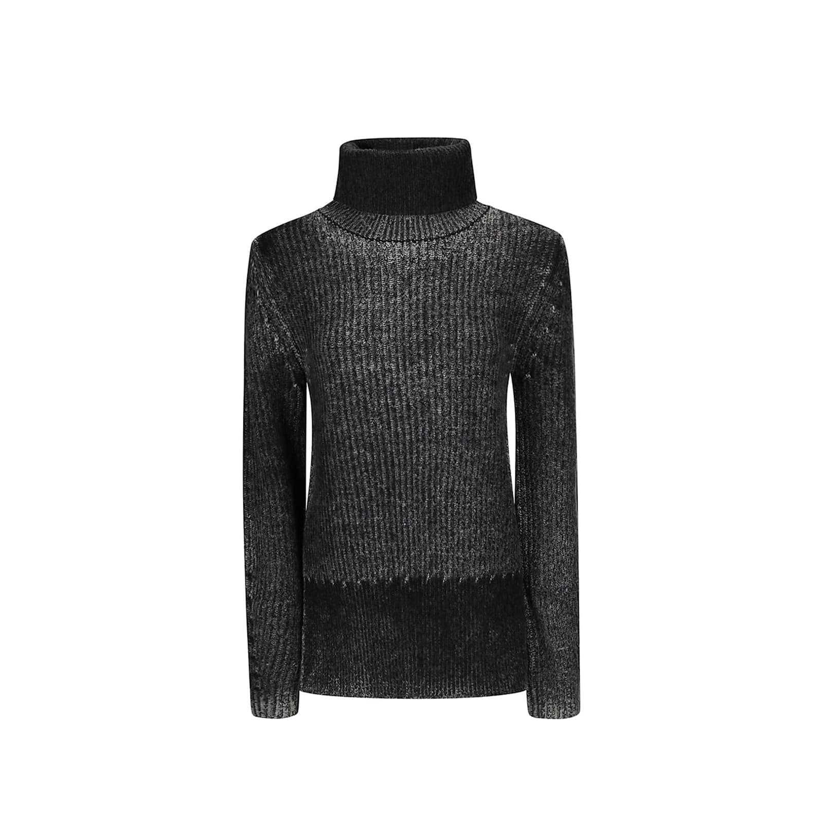Acne Studios Wool Blend Turtleneck In Black