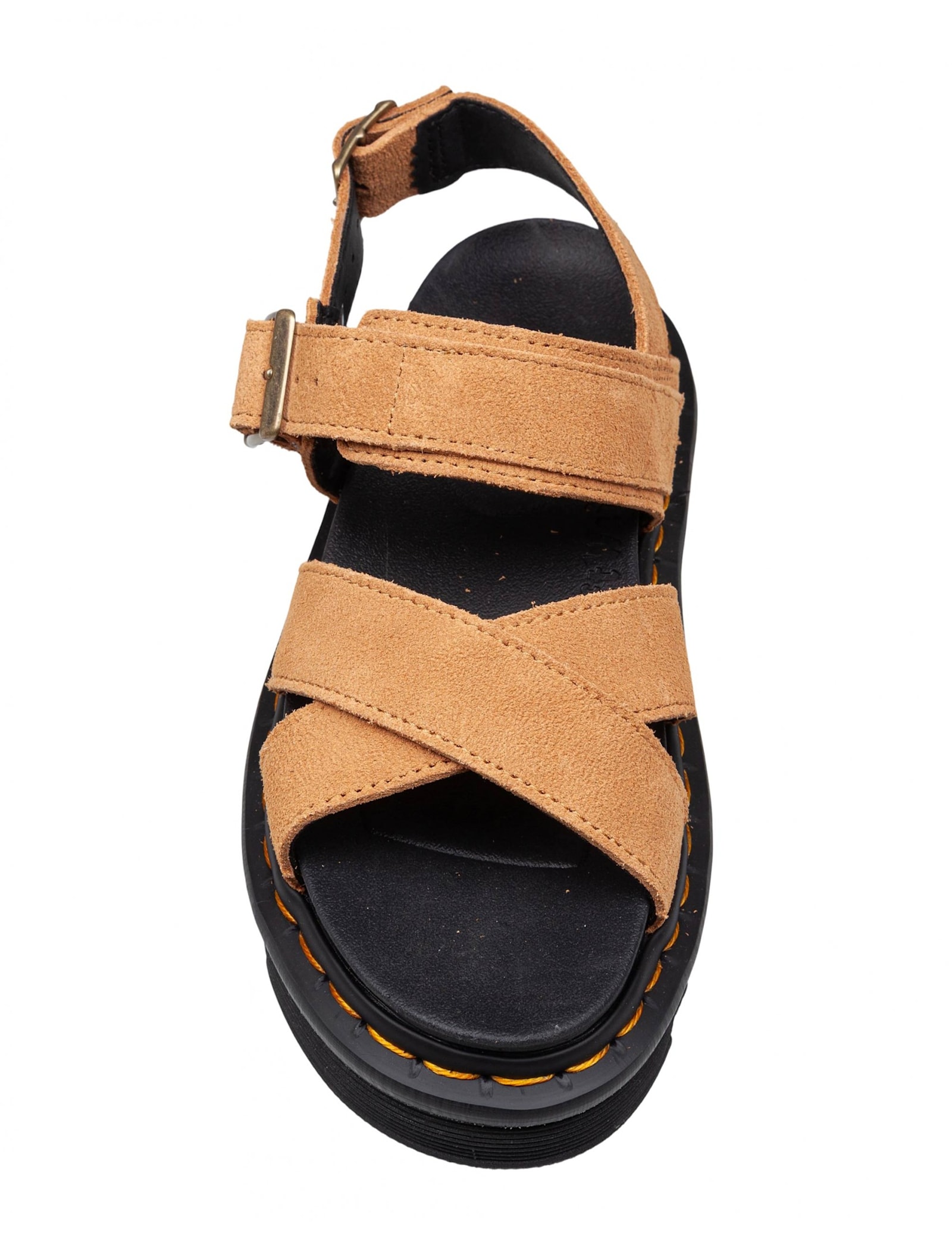 Dr. Martens Blair Suede Sandal In Brown