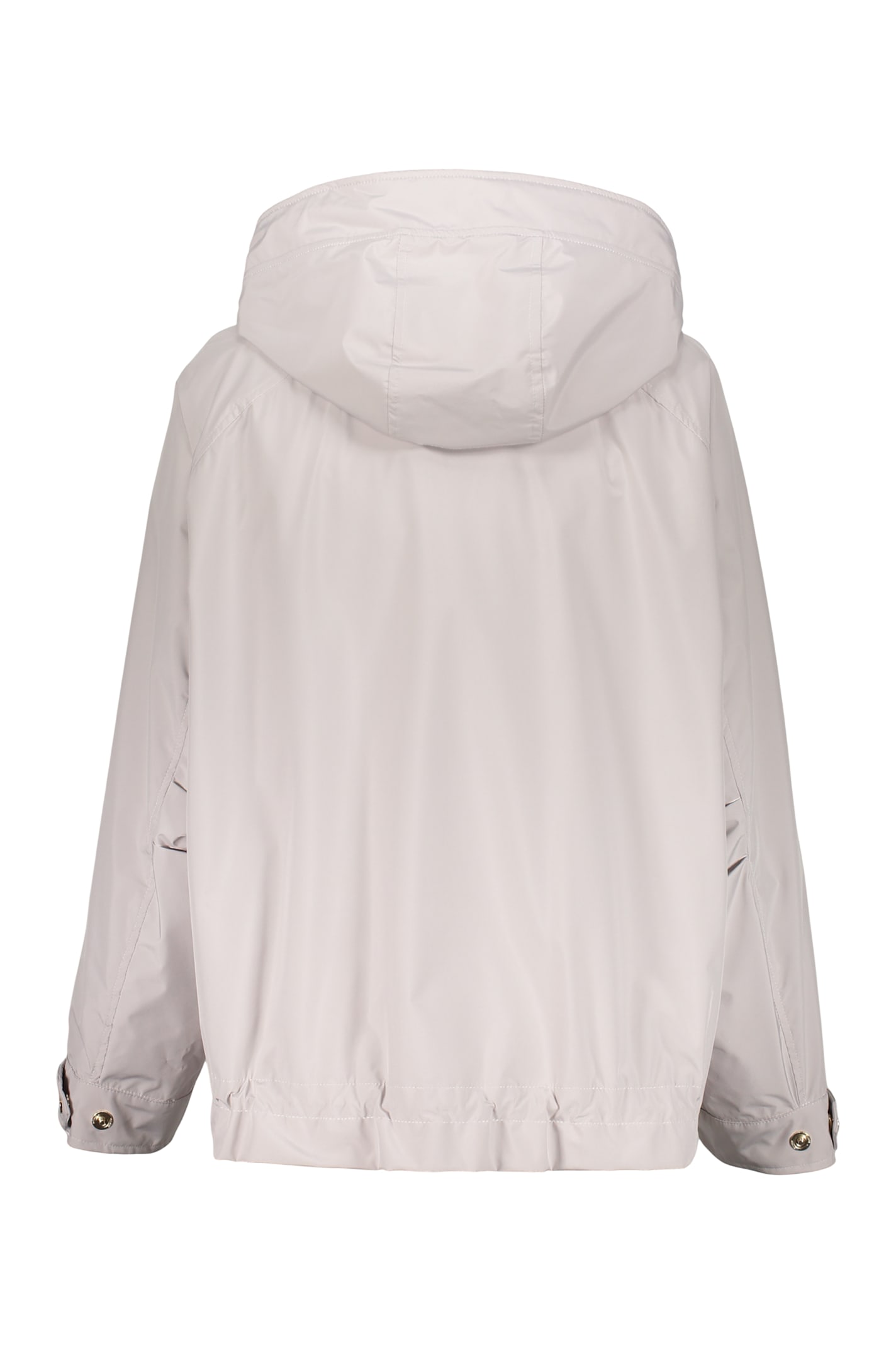 Moorer Techno Fabric Jacket In Ivory