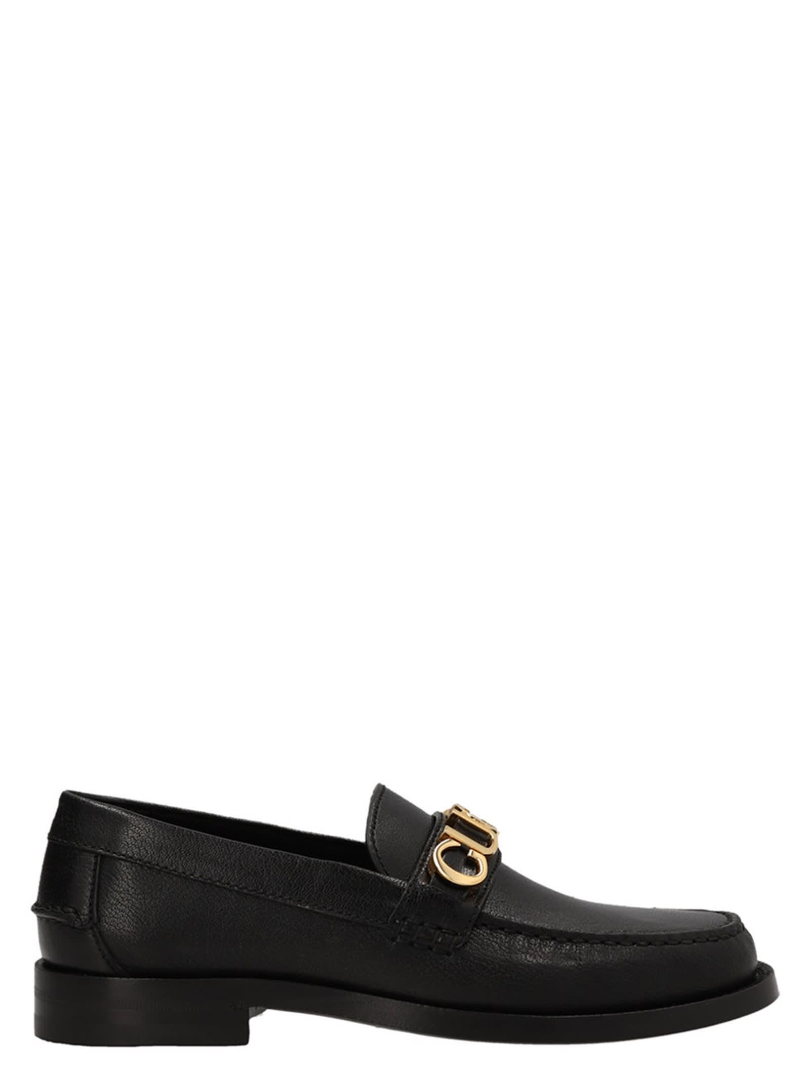 Shop Gucci Loafers In Black