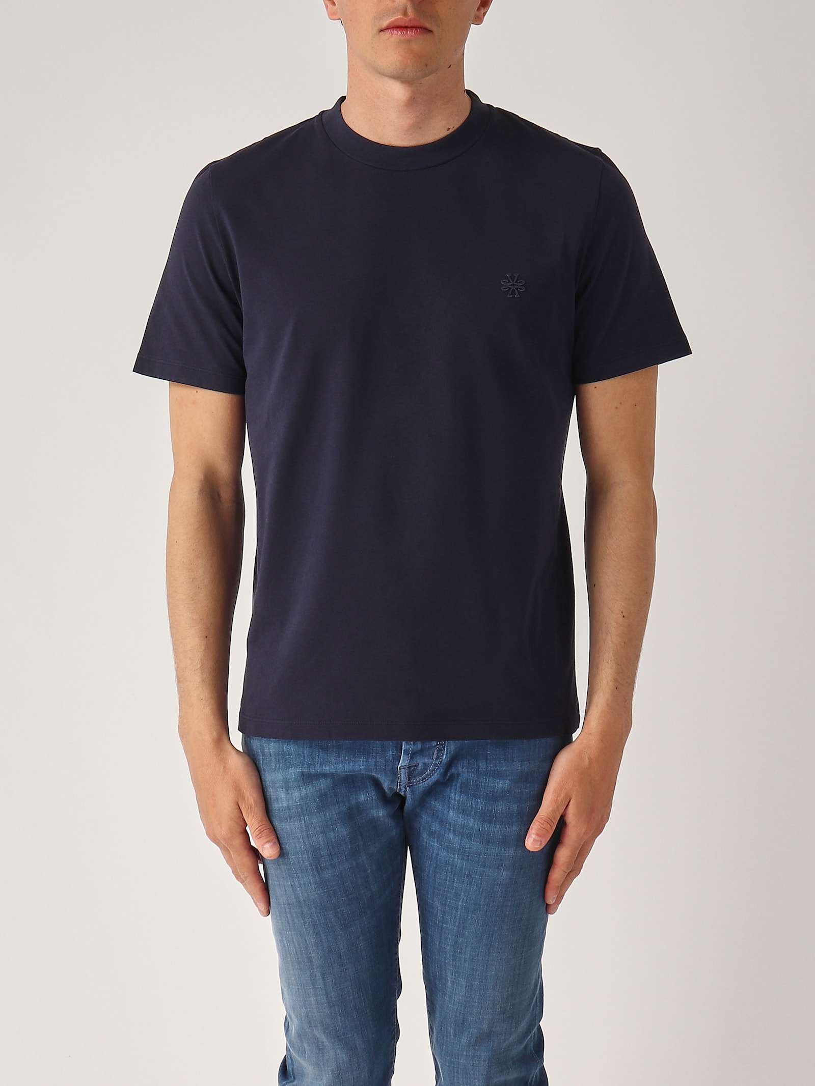 T-shirt Girocollo Jersey Washed T-shirt