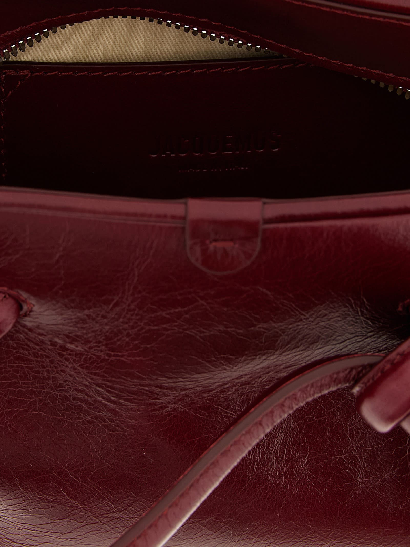 Jacquemus Le Petit Turismo Handbag In Burgundy