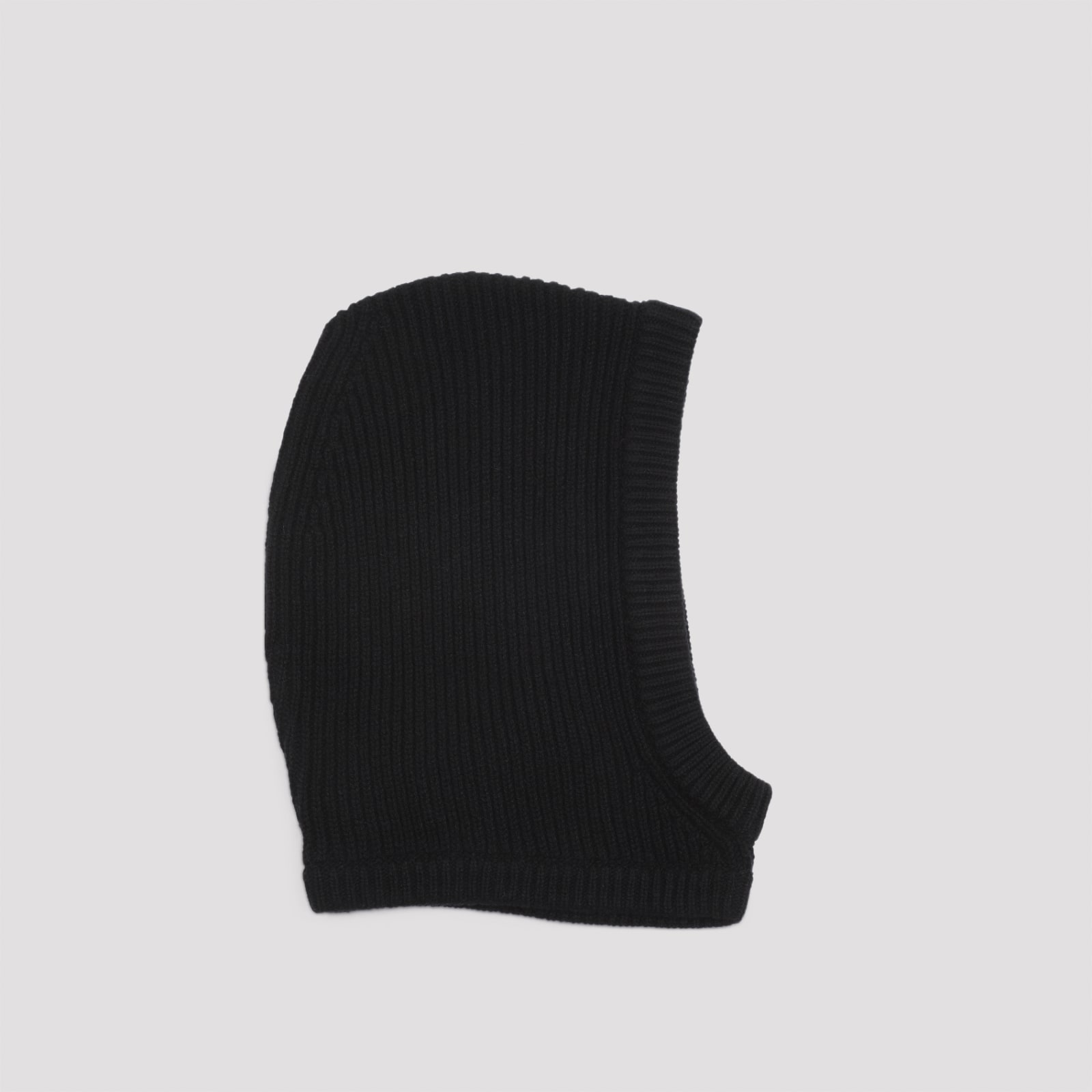 RICK OWENS RIBBED BALACLAVA 