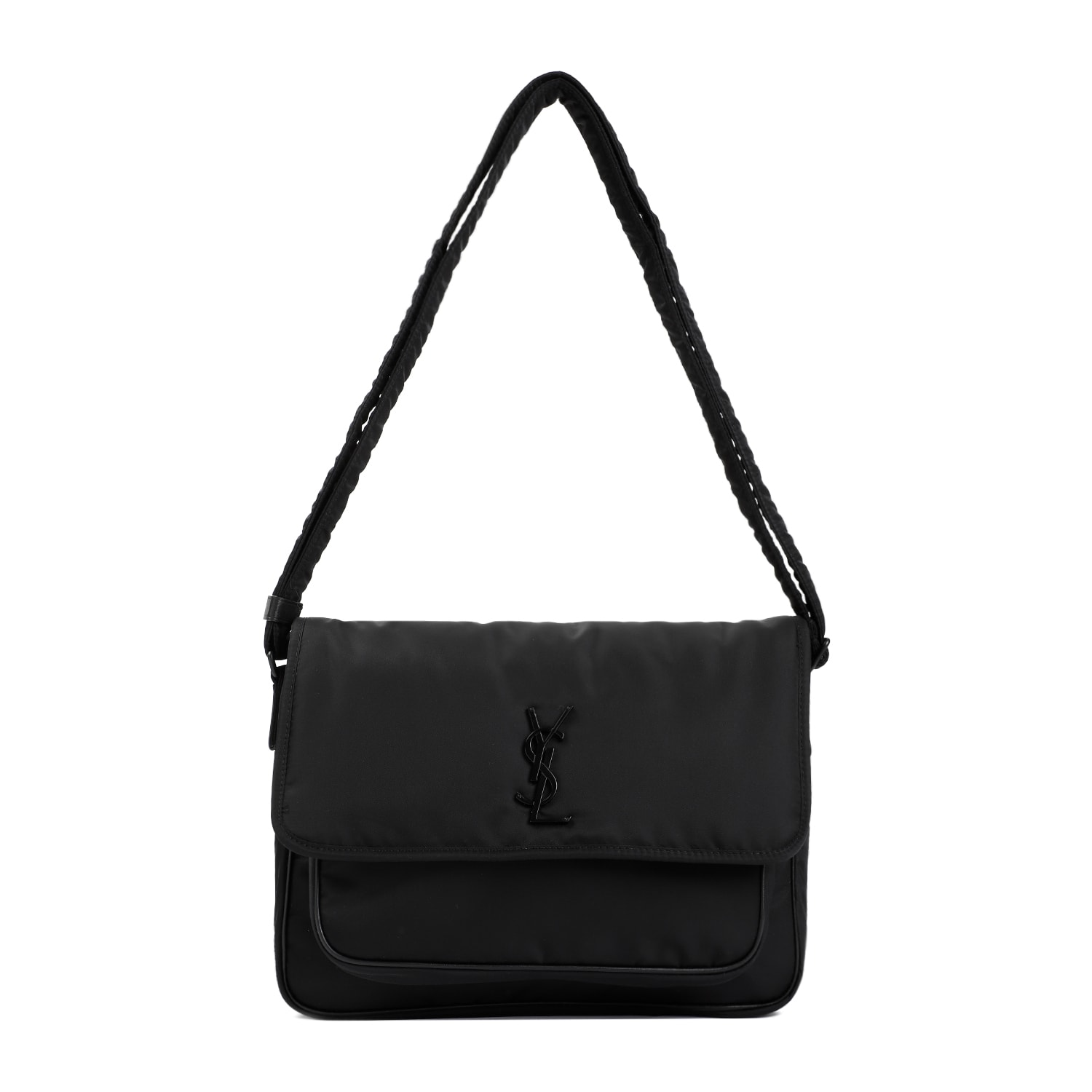 Saint Laurent Niki Camera Shoulder Bag In Nero/nero