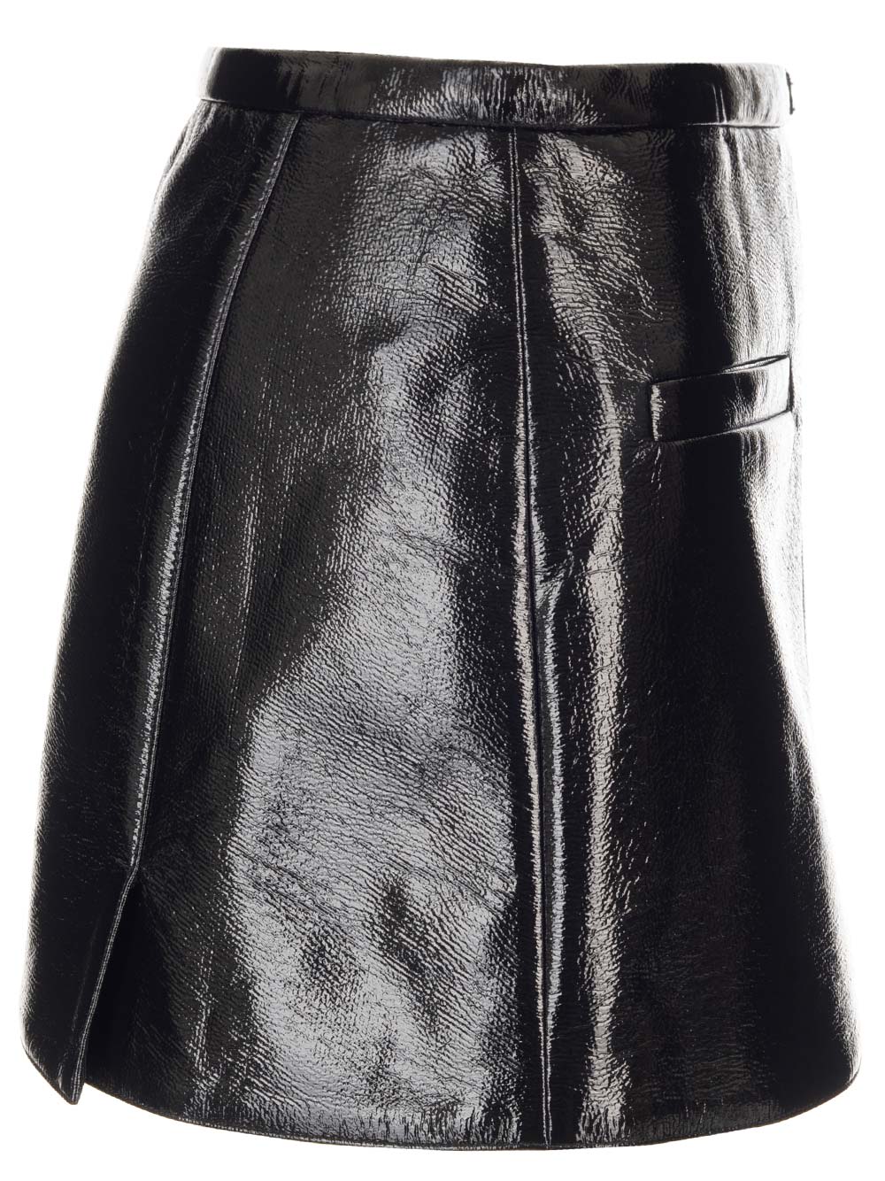 Shop Courrèges A Line Mini Skirt In Black