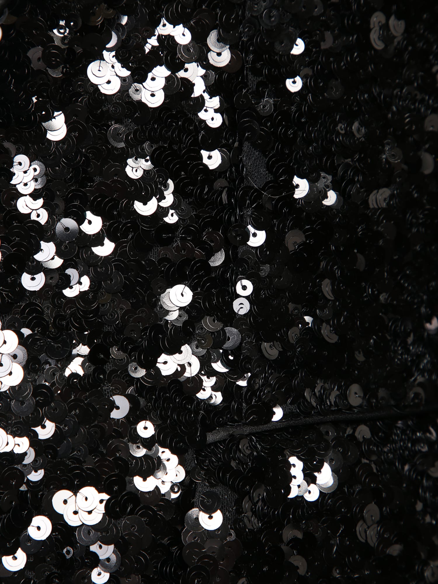 Dolce & Gabbana Sequined Tuxedo Jacket In Black