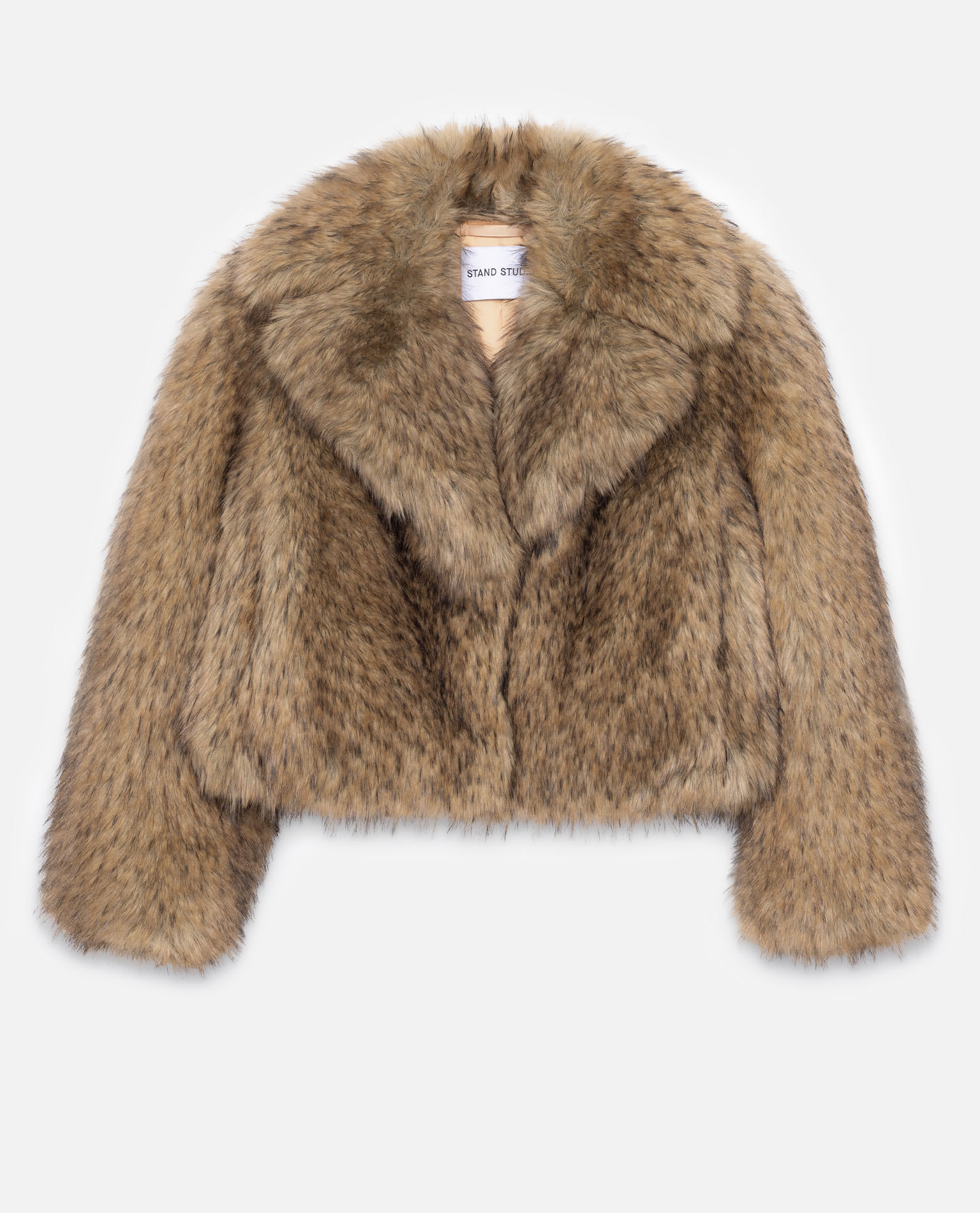 Stand Studio Samara Eco Fur In Brown