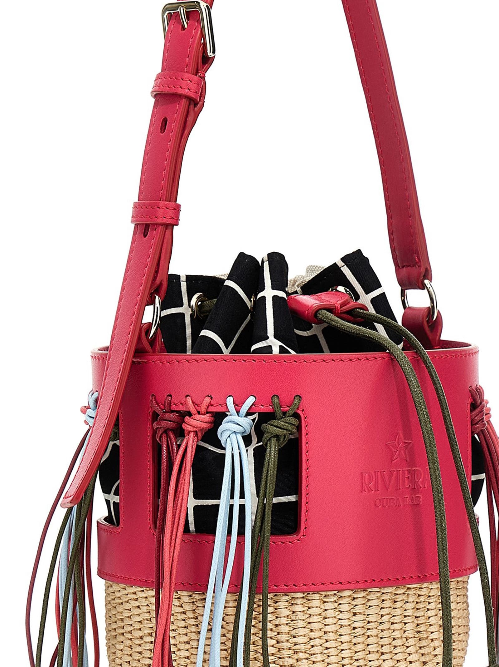 Shop Cuba Lab Riviera Cubalab  X Sanpa Bucket Bag In Fuchsia