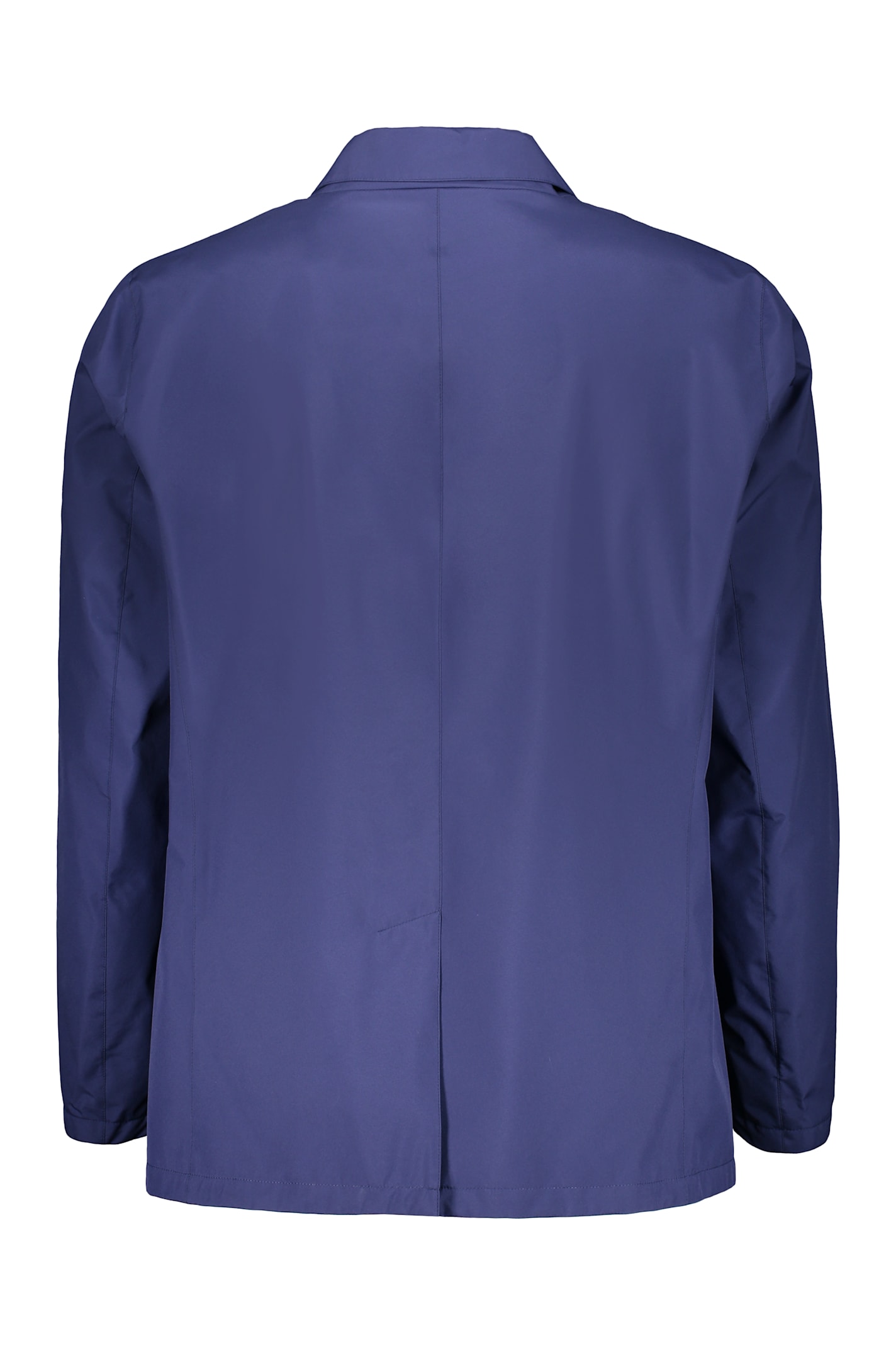 Herno Single-breasted Two-button Blazer In Blue