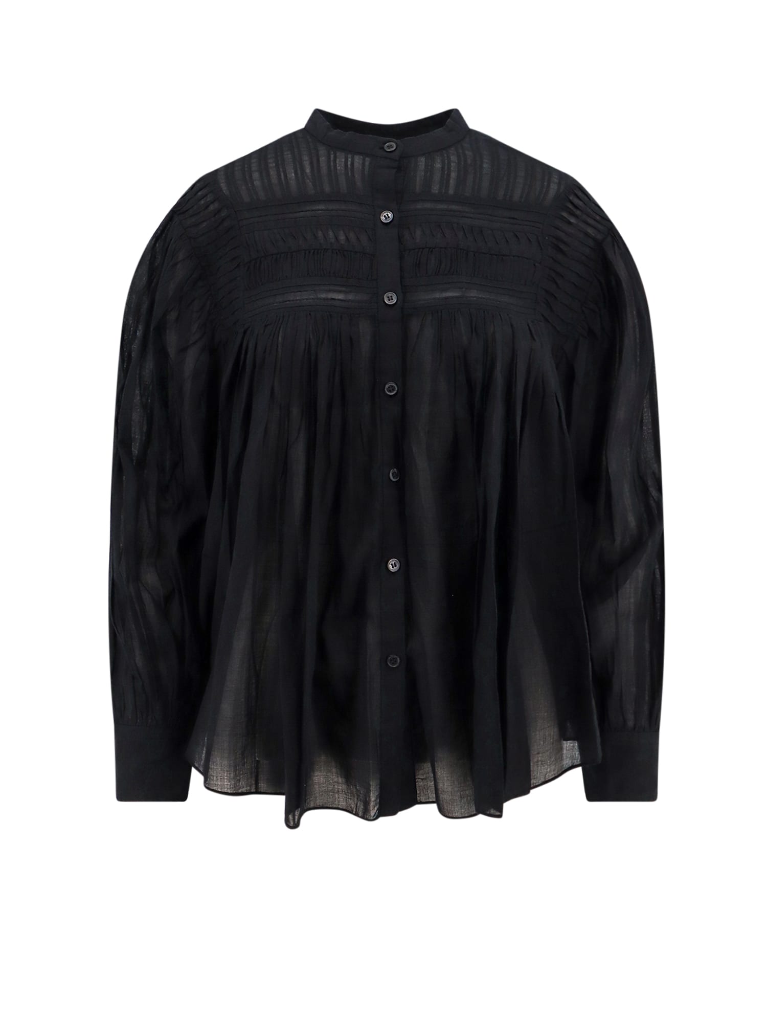 Shop Marant Etoile Plalia Shirt In Black