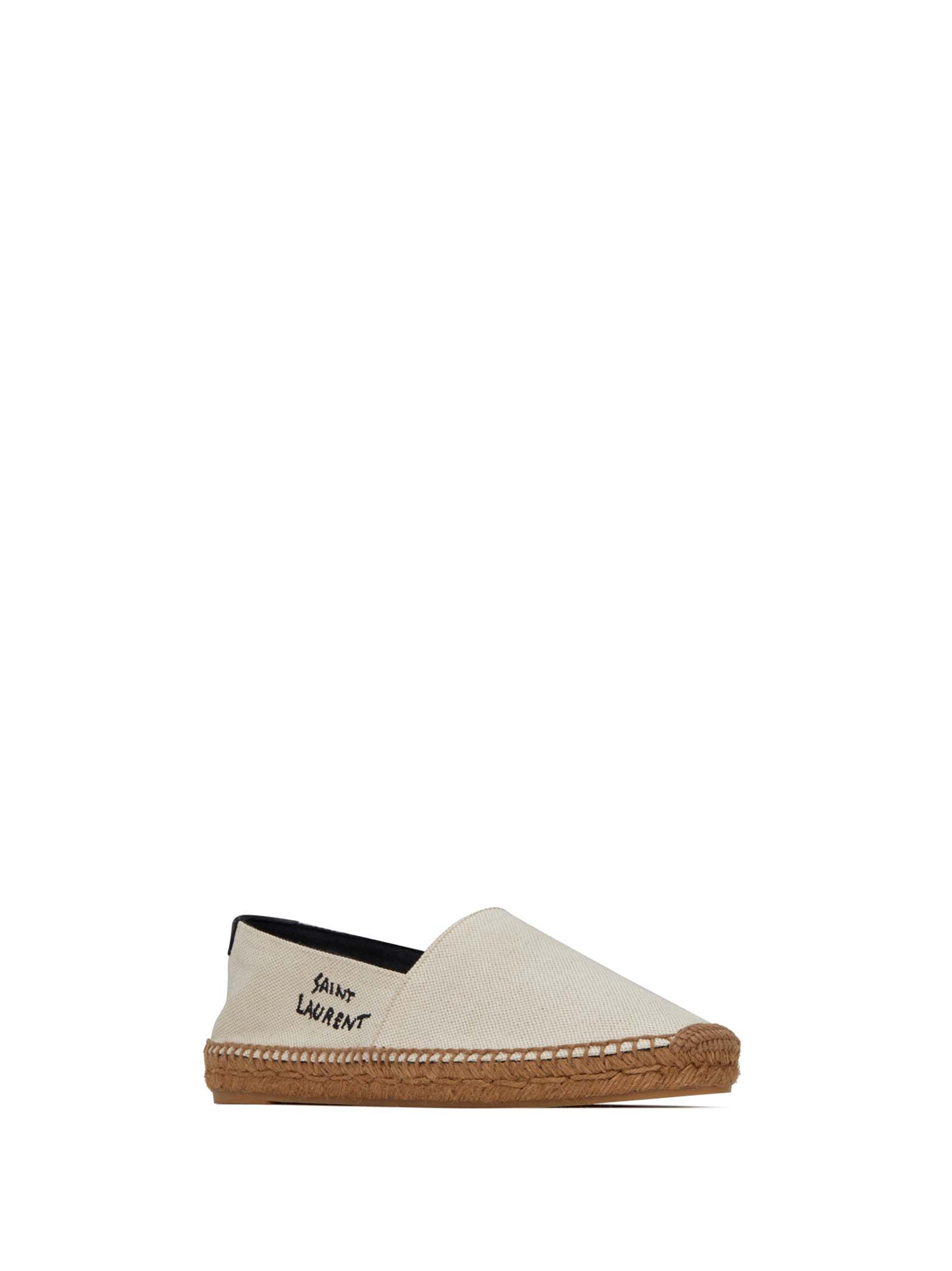 Shop Saint Laurent Embroidered Espadrilles