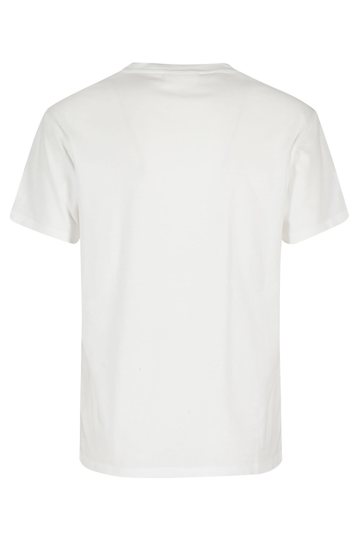 Shop Mc2 Saint Barth Cotton Crew Neck T Shirt In Emb